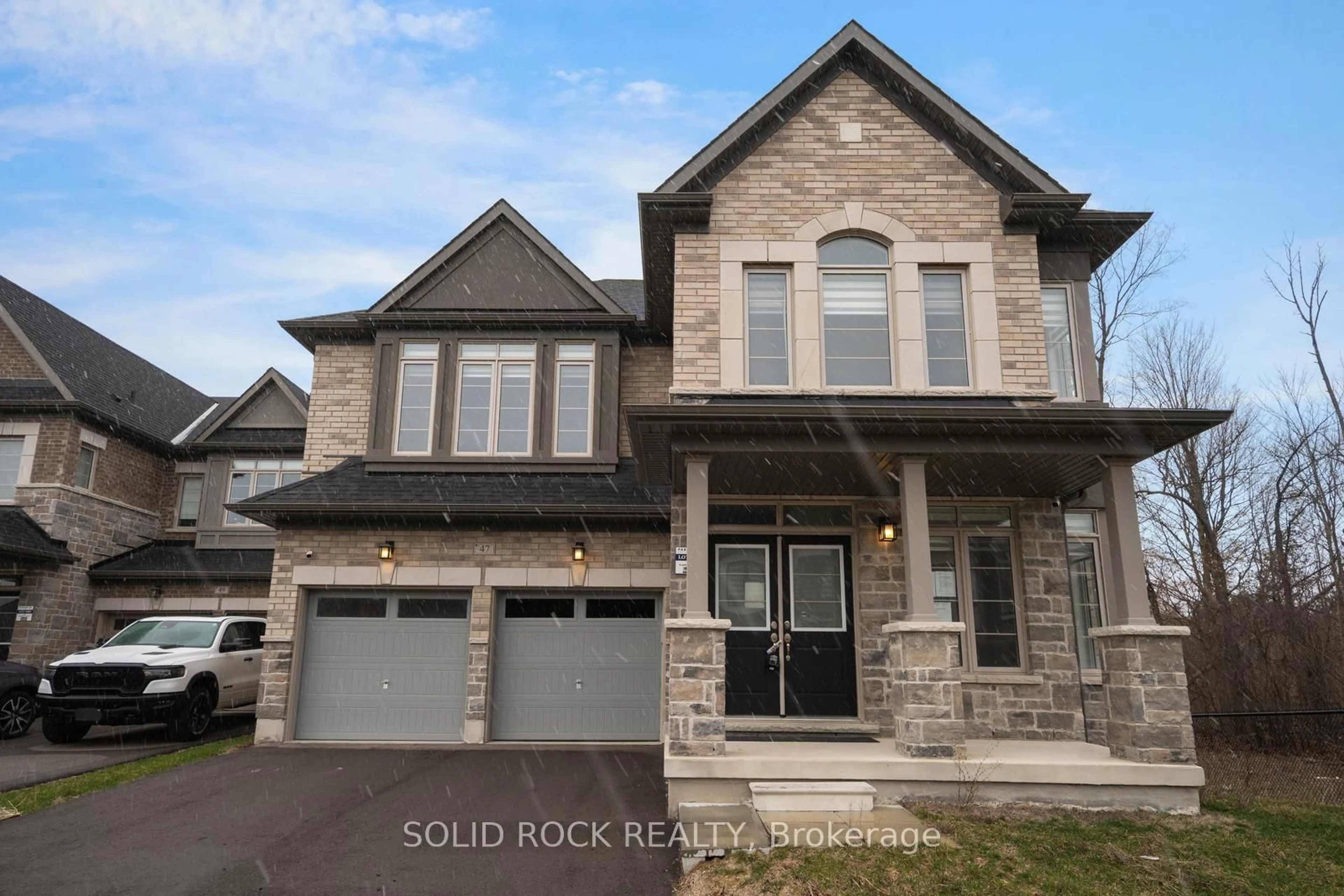 Home with brick exterior material, street for 47 Fruitful Cres, Whitby Ontario L1P 0N3