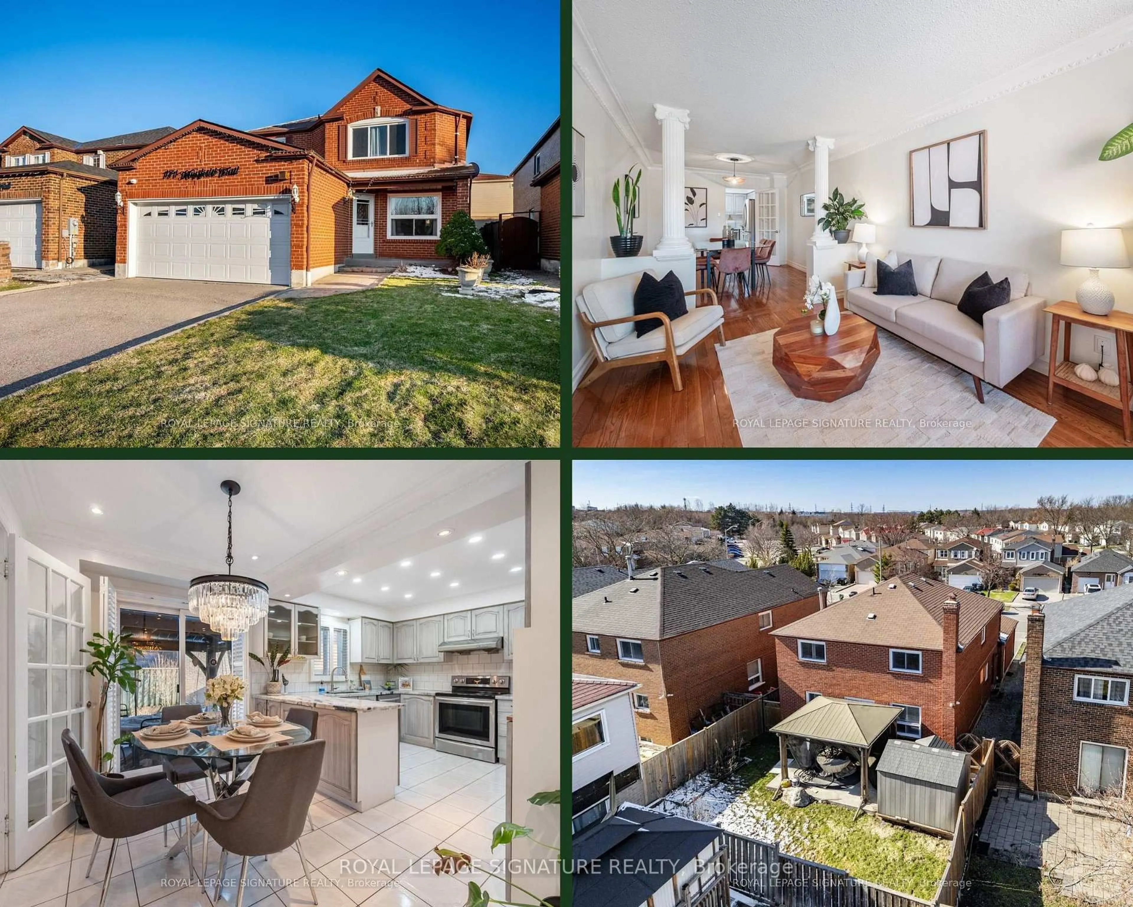 A pic from outside/outdoor area/front of a property/back of a property/a pic from drone, street for 171 Hupfield Tr, Toronto Ontario M1B 4P1