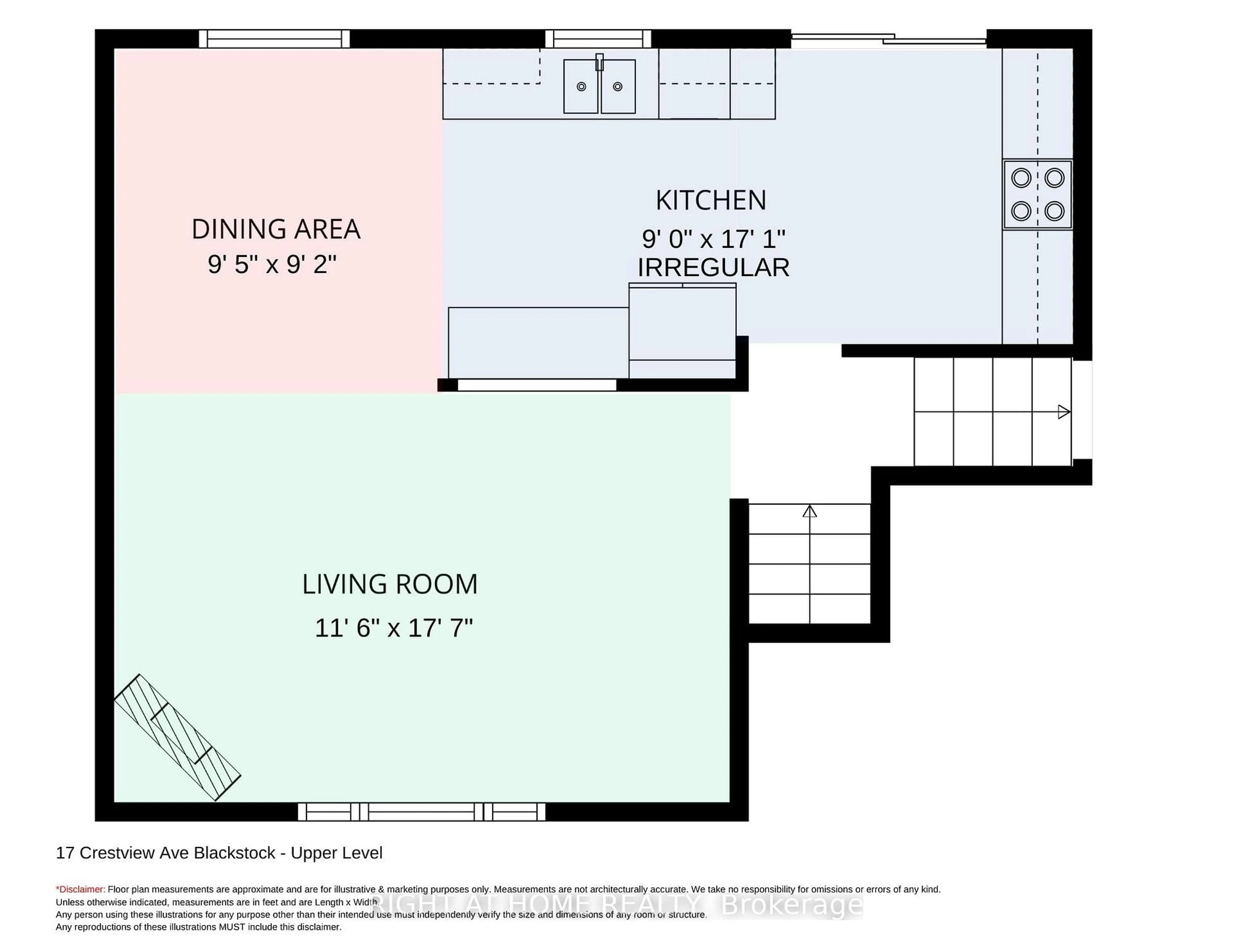 Floor plan for 17 Crestview Ave, Scugog Ontario L0B 1B0