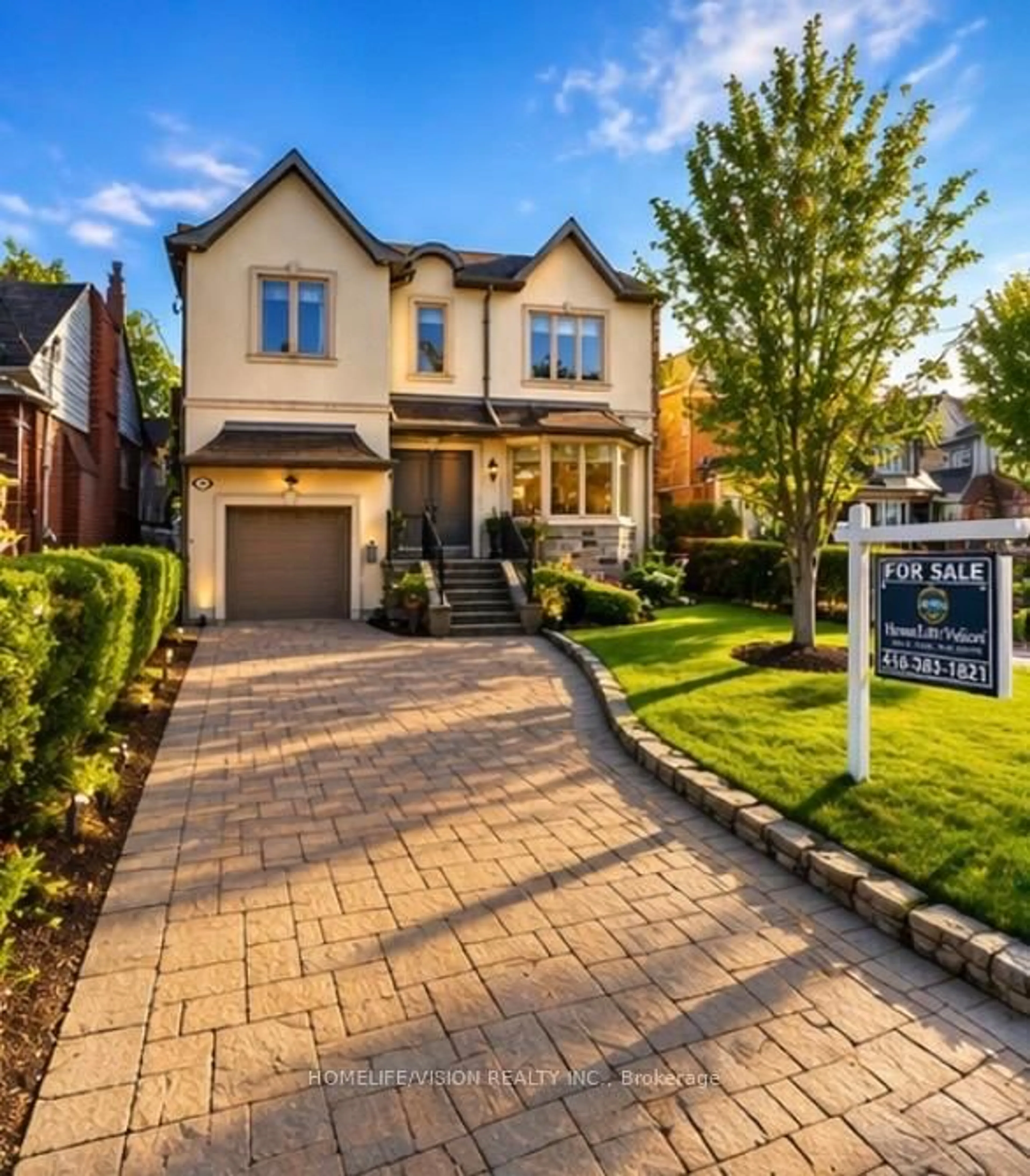 Home with brick exterior material, street for 69 Don Valley Dr, Toronto Ontario M4K 2J1