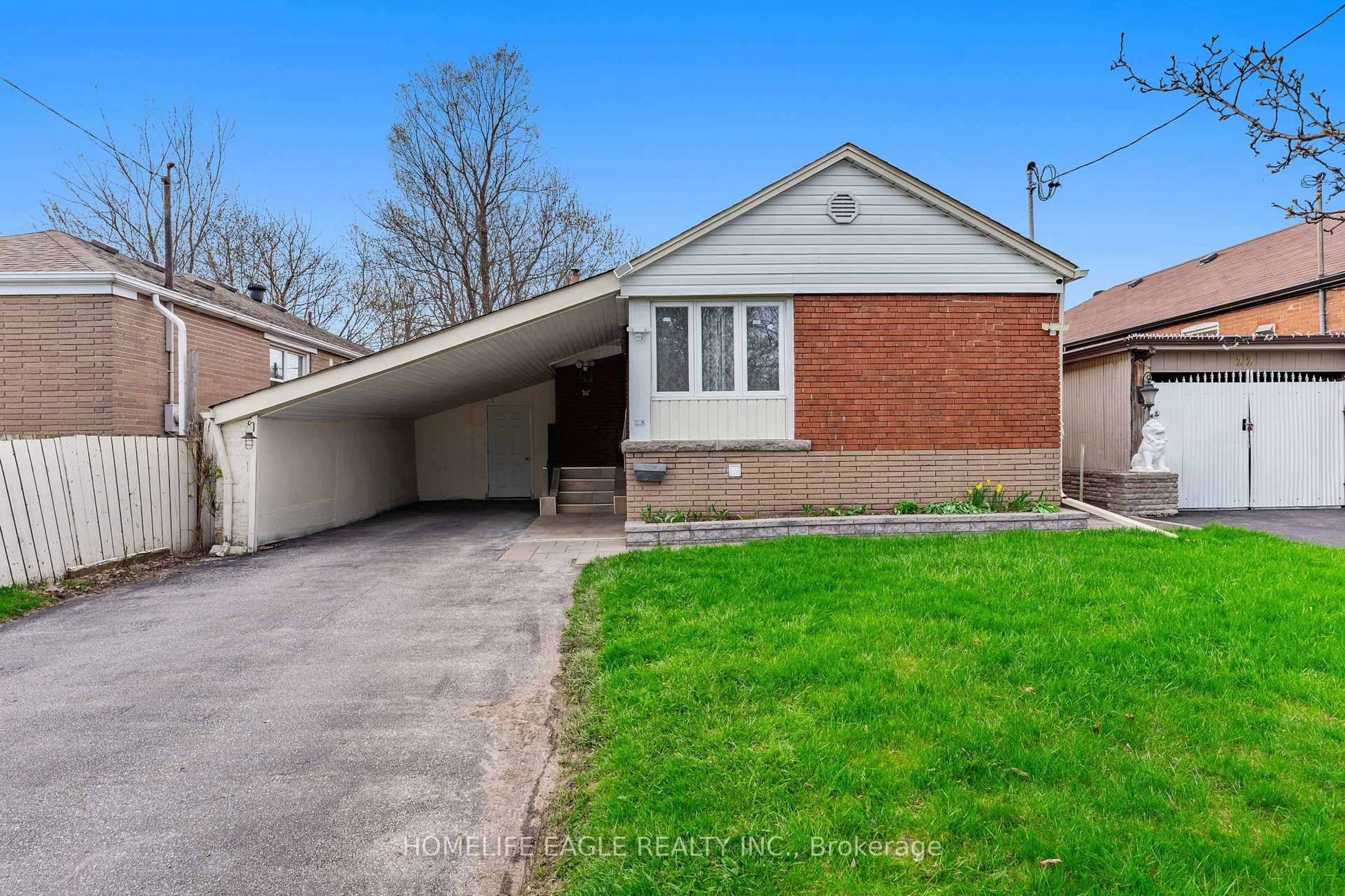 Home with brick exterior material, street for 20 Maywood Park, Toronto Ontario M1K 2G8