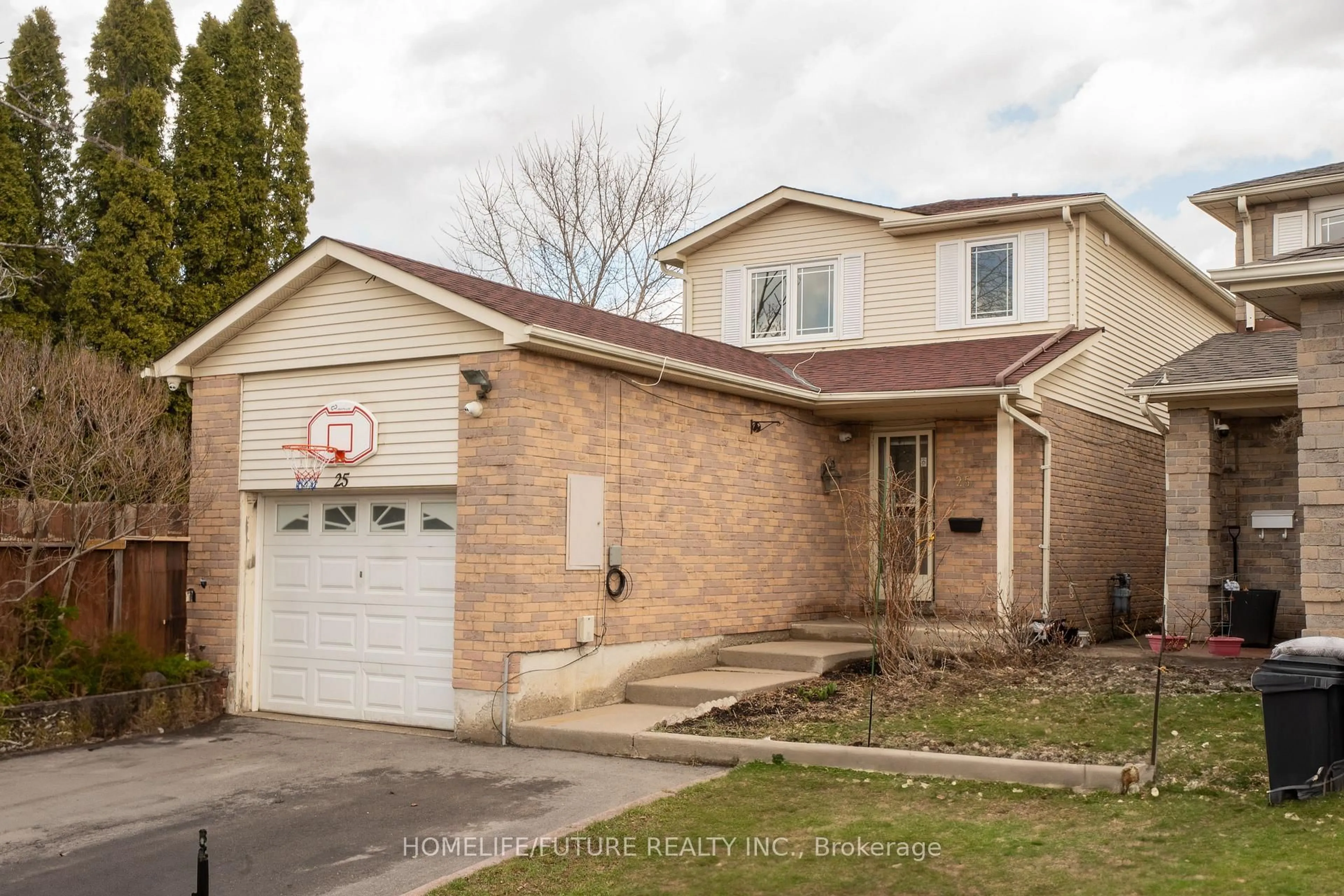 Home with brick exterior material, street for 25 Shady Hollow Dr, Toronto Ontario M1V 2X3