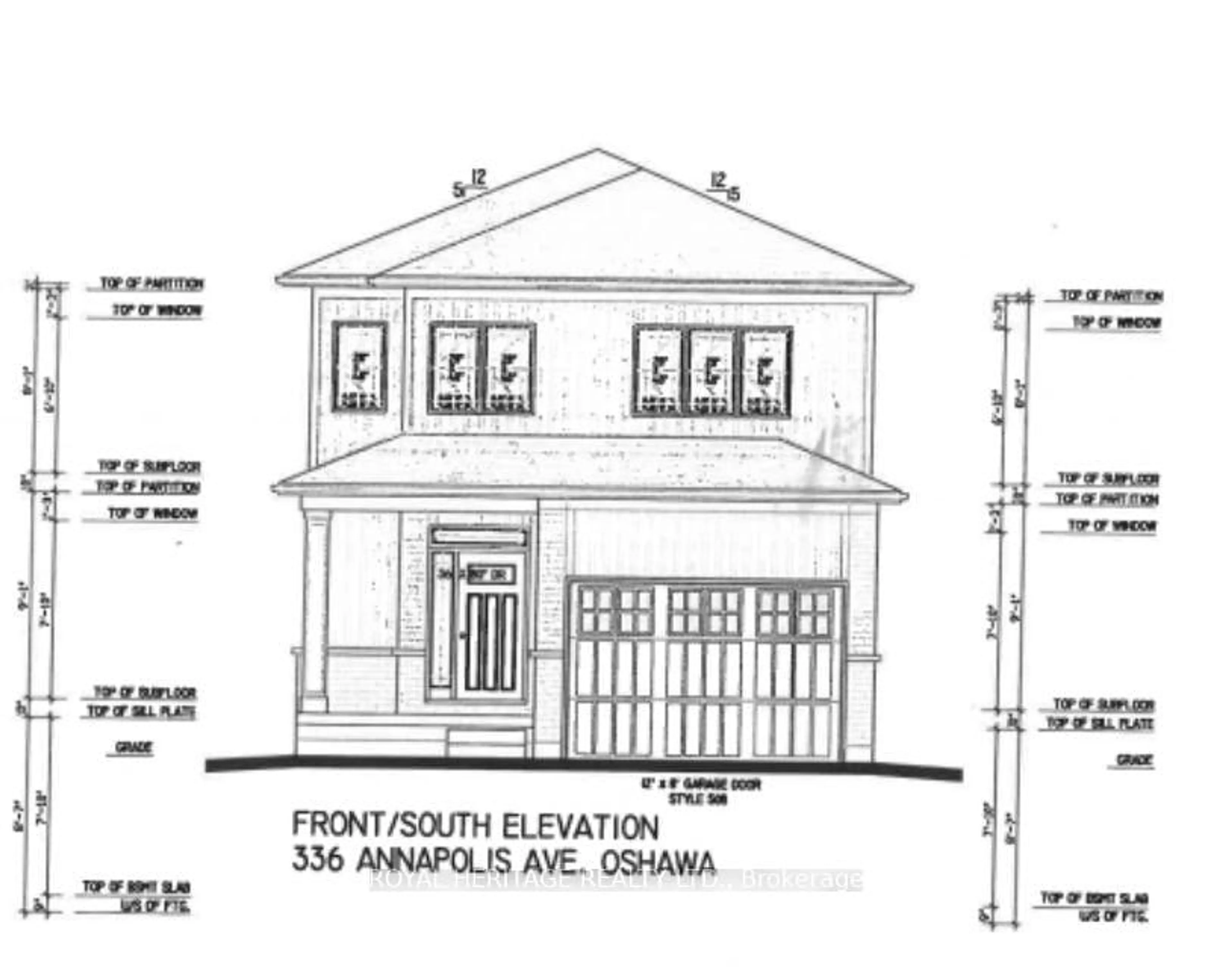 Floor plan for 336 Annapolis Ave, Oshawa Ontario L1J 2X9