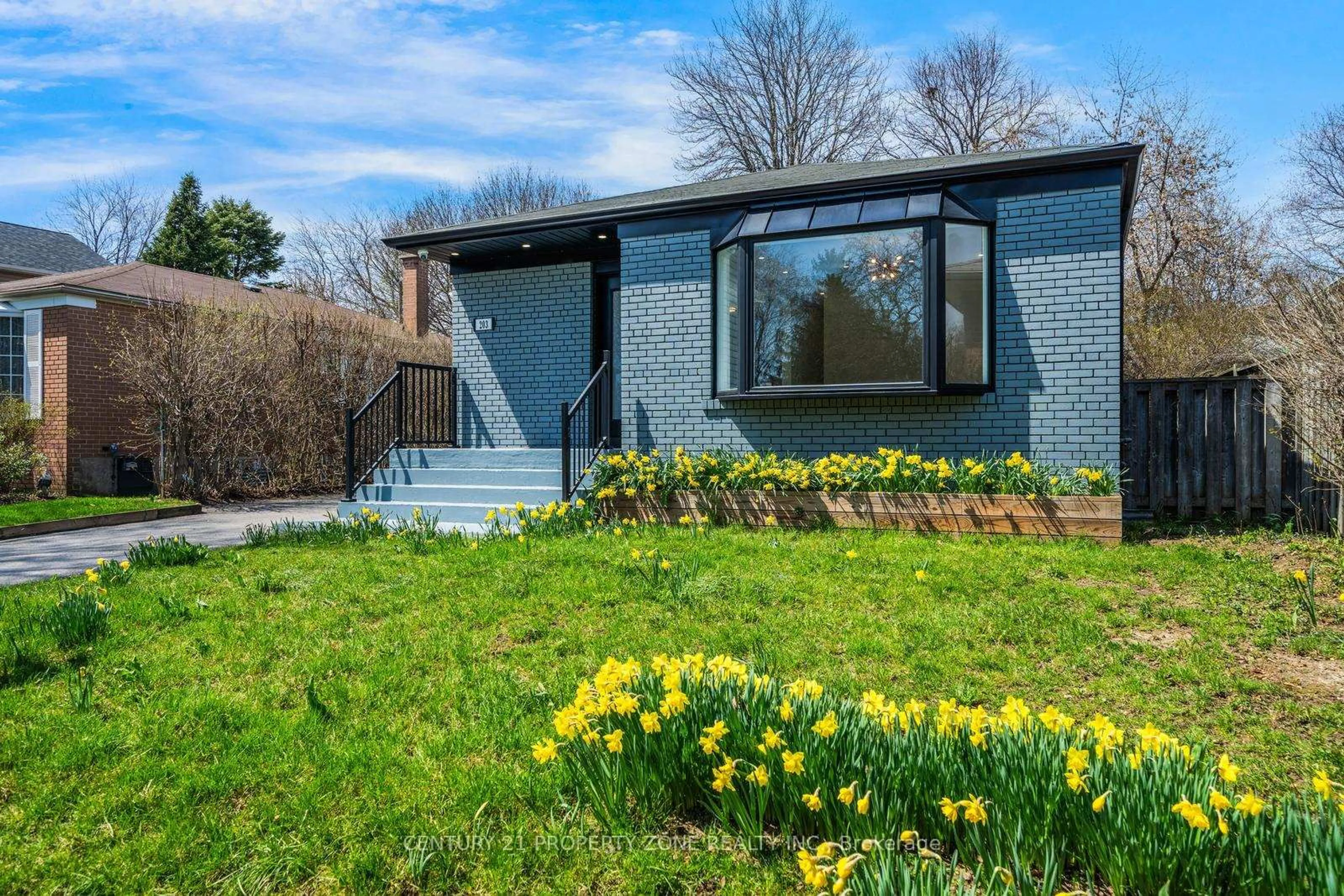 Home with brick exterior material, street for 203 Toynbee Tr, Toronto Ontario M1E 1G8