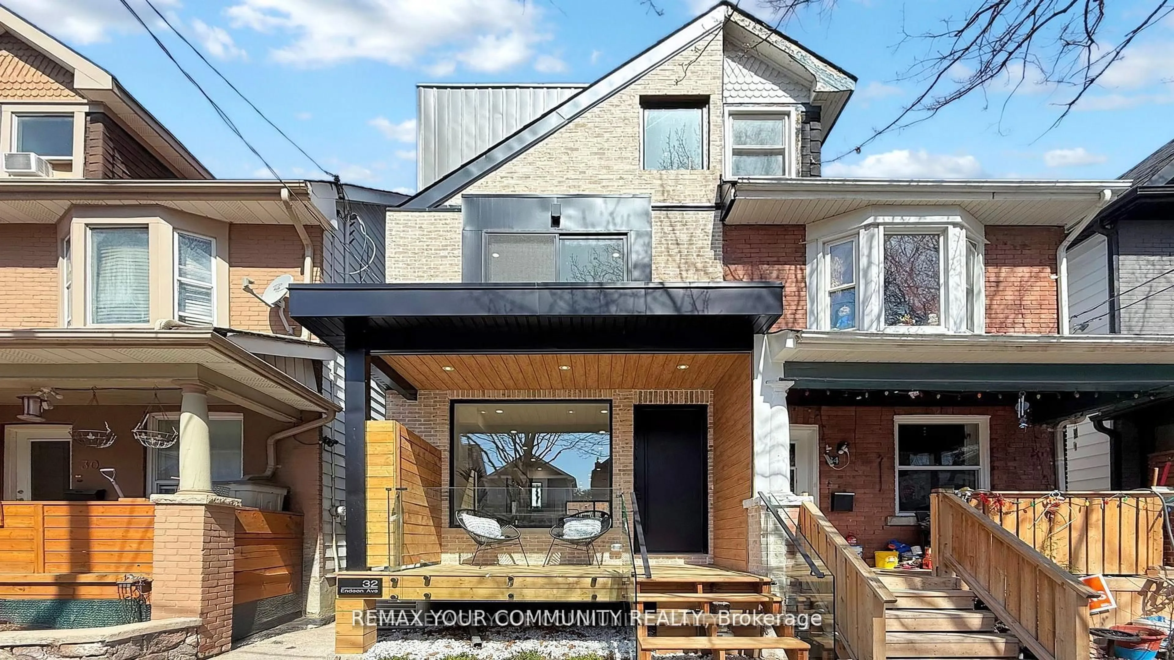 Home with brick exterior material, street for 32 Endean Ave, Toronto Ontario M4M 1W6
