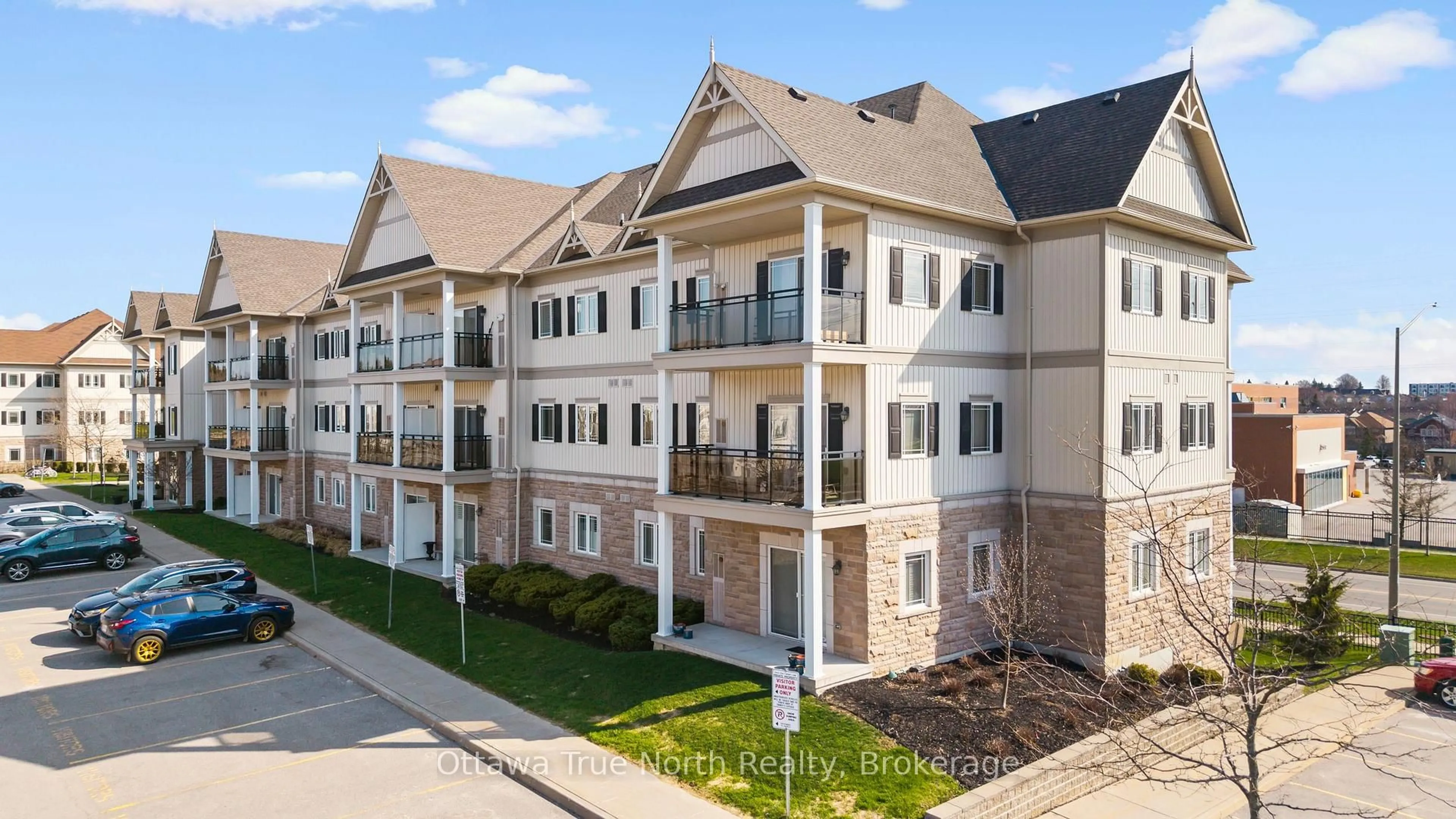 A pic from outside/outdoor area/front of a property/back of a property/a pic from drone, unknown for 1 Sidney Lane #303, Clarington Ontario L1C 0N5