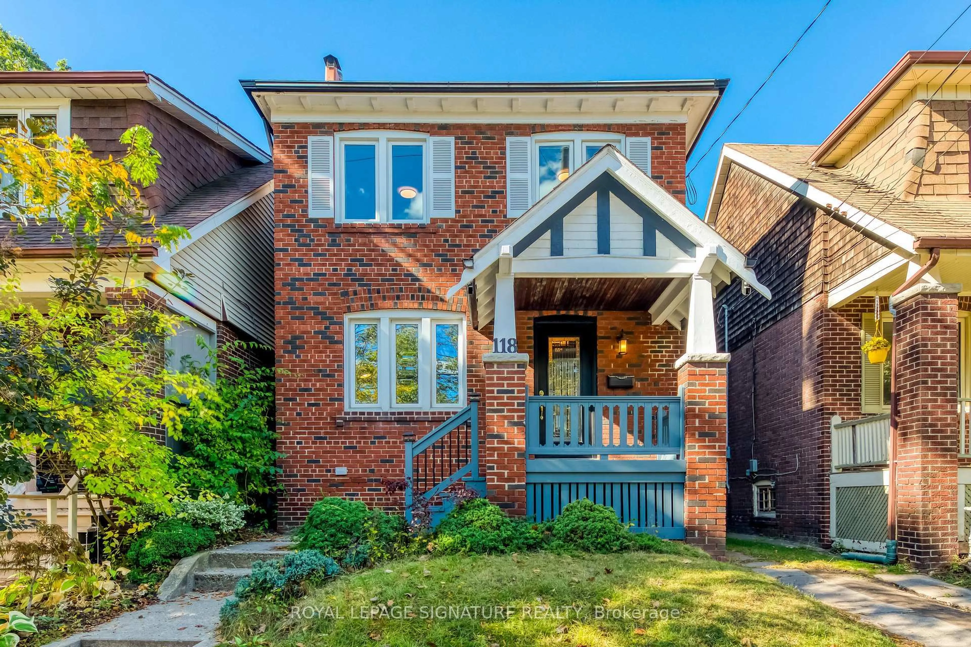 Home with brick exterior material, street for 118 Blantyre Ave, Toronto Ontario M1N 2R5