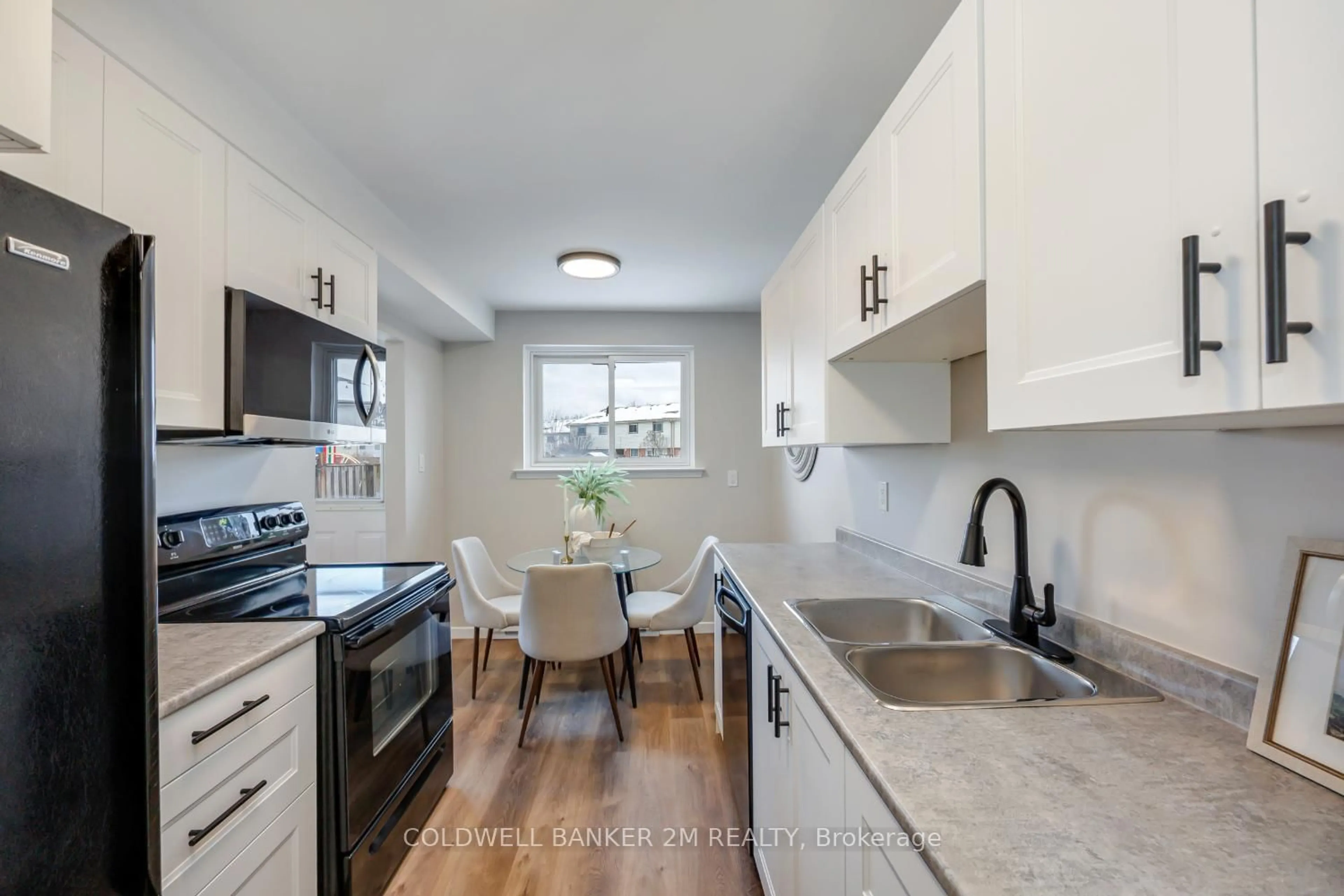Standard kitchen, ceramic/tile floor for 120 Nonquon Rd #100, Oshawa Ontario L1G 7E6