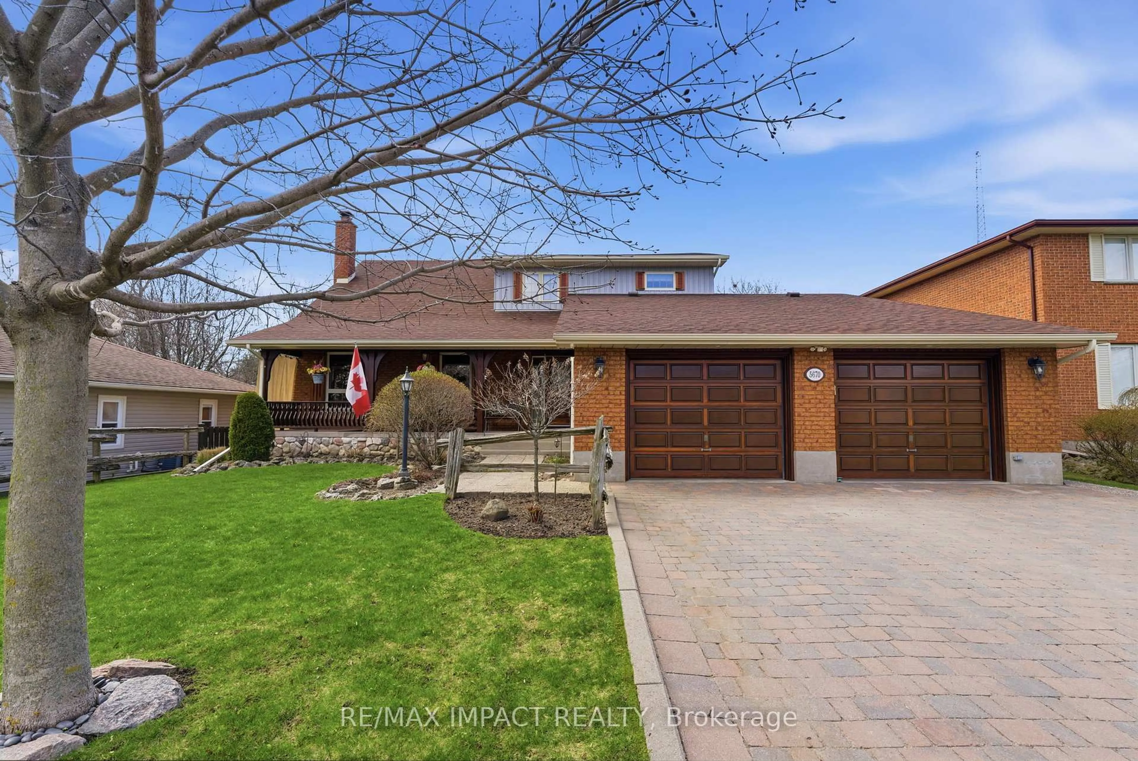Home with brick exterior material, street for 5670 Main St, Clarington Ontario L0B 1M0