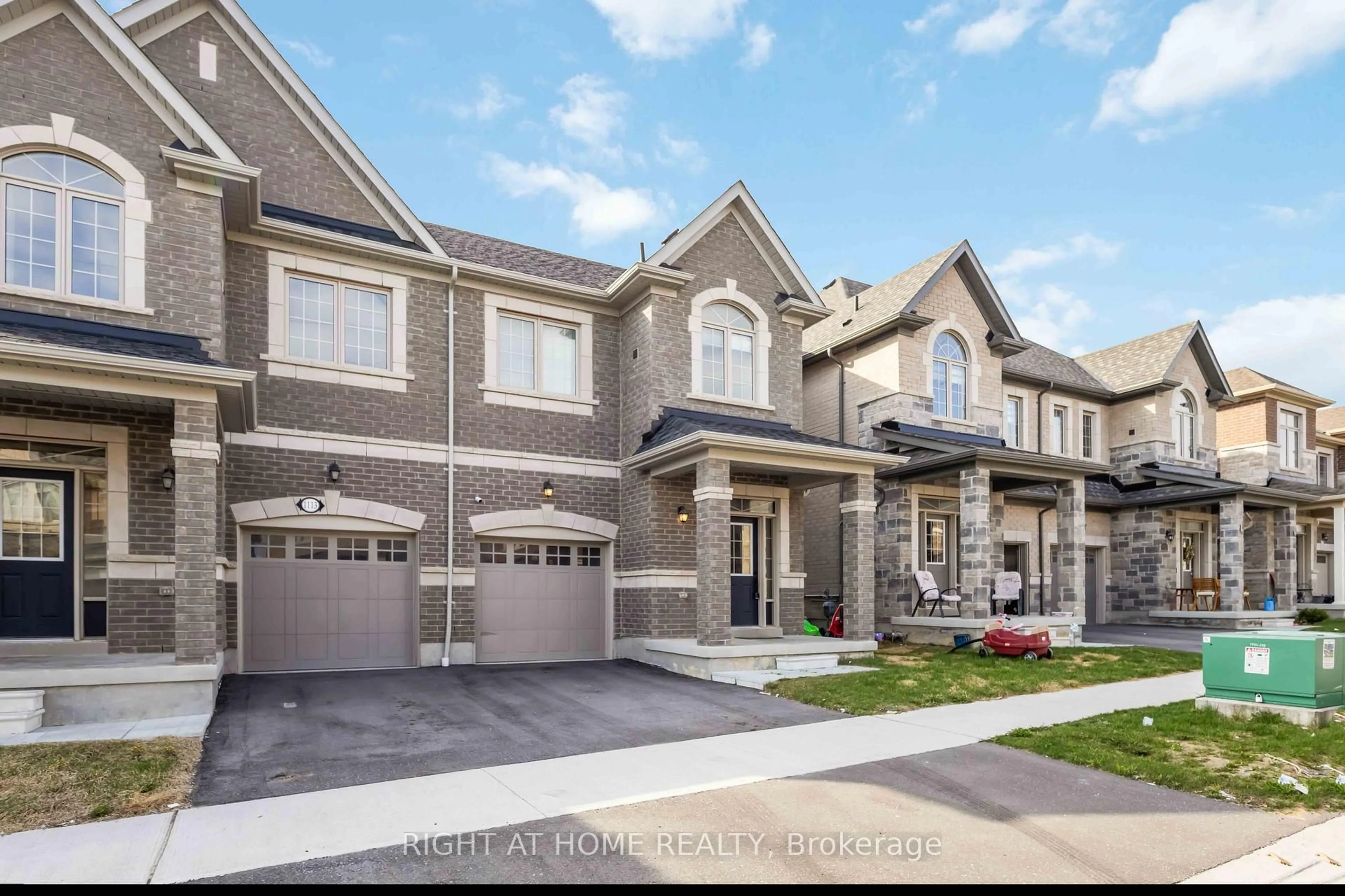 Home with brick exterior material, street for 1111 Skyridge Blvd, Pickering Ontario L1X 0M8