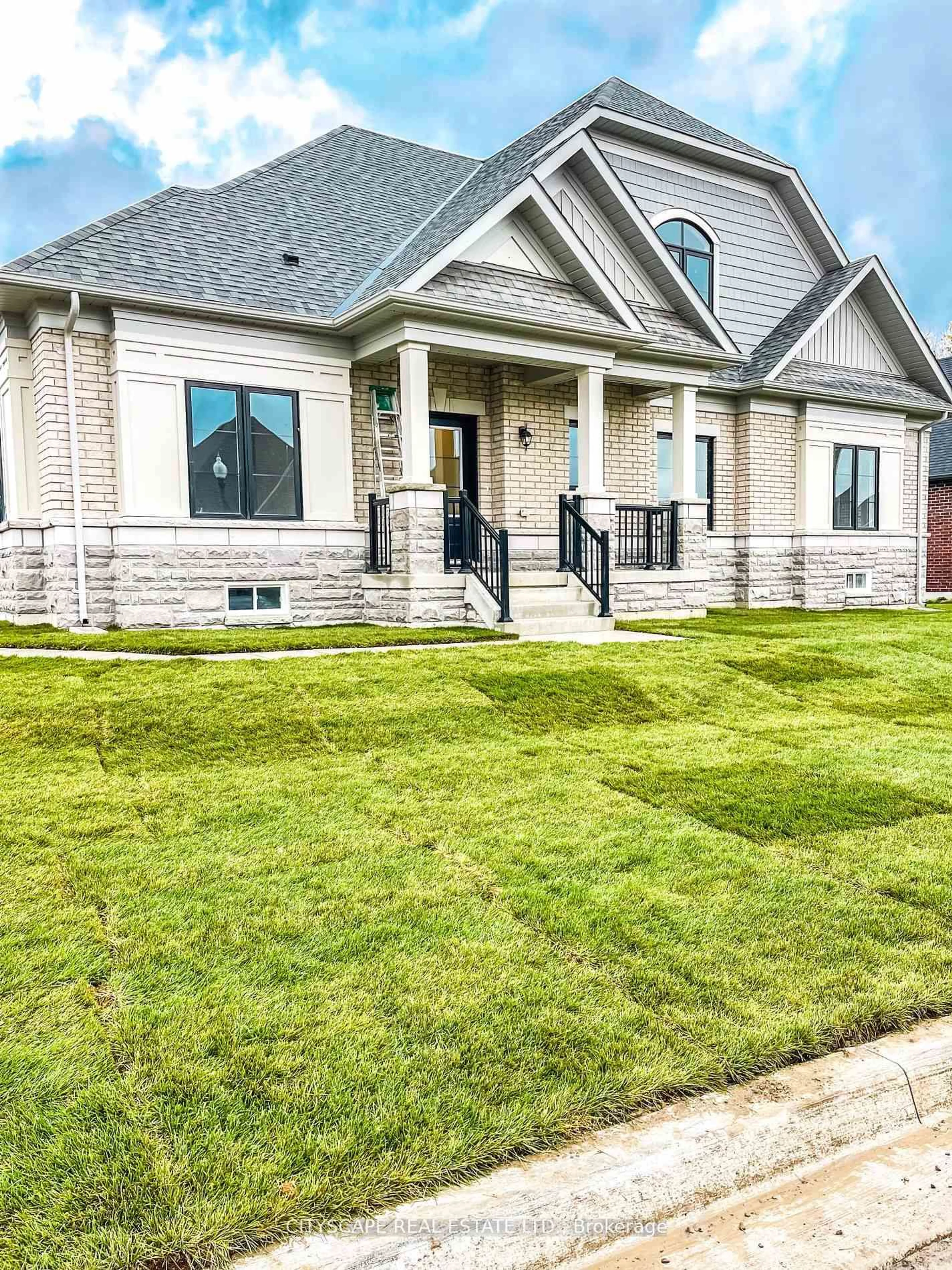 Home with brick exterior material, street for 54 Holtby Crt, Scugog Ontario L9L 0B4