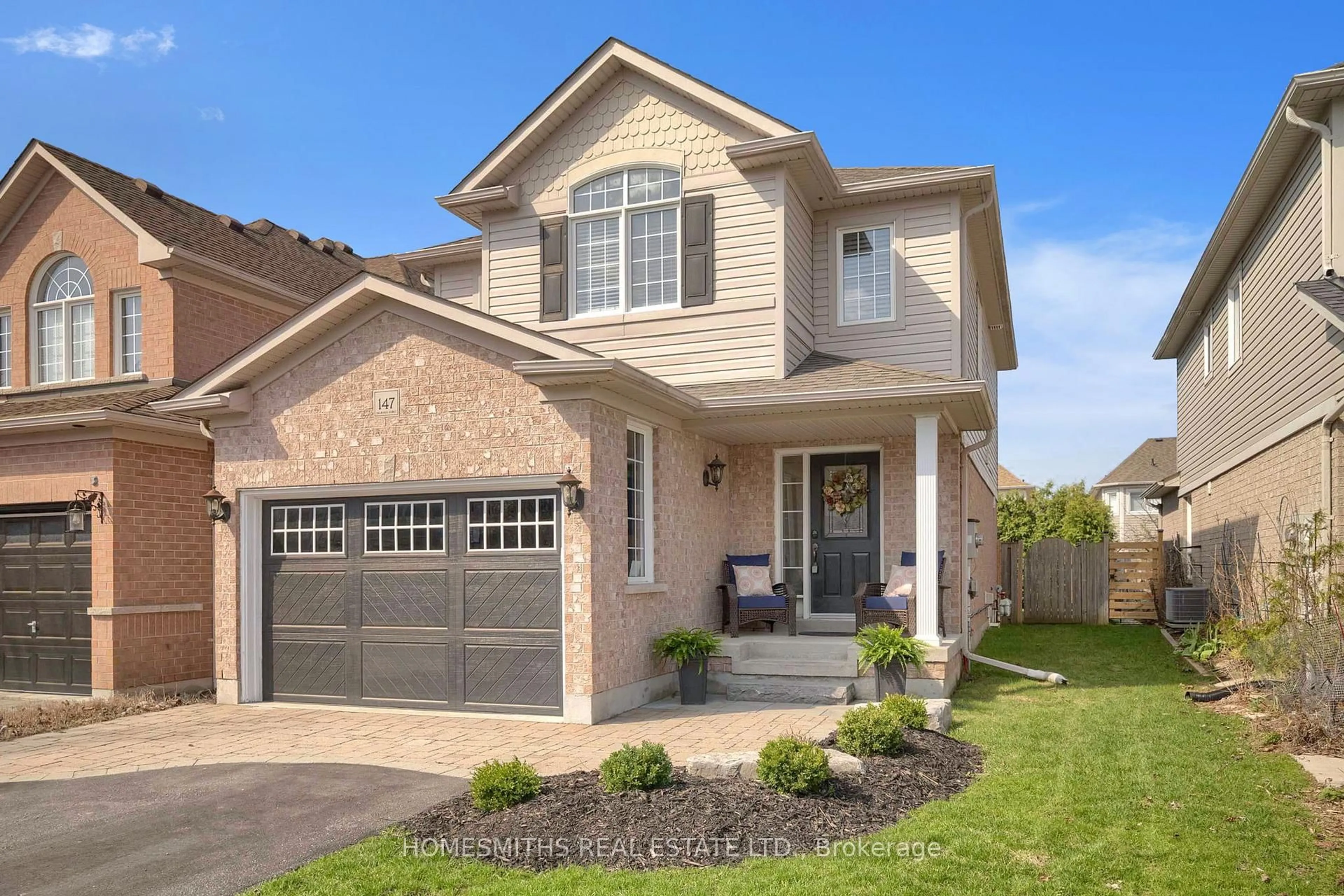 Home with brick exterior material, street for 147 Sleeman Sq, Clarington Ontario L1E 3K5