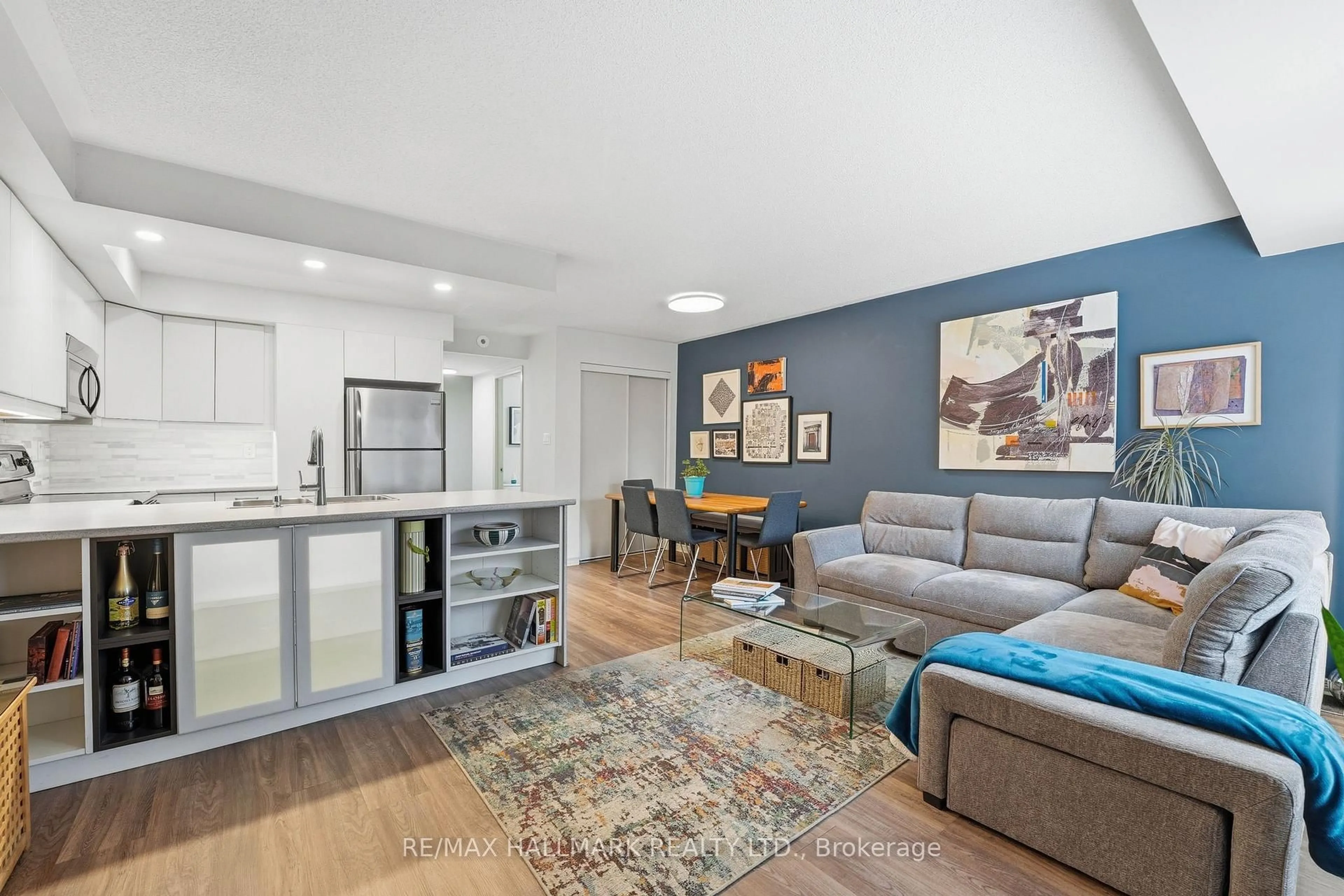 Living room with furniture, unknown for 12 Kay Macpherson Lane #106, Toronto Ontario M4M 3E9