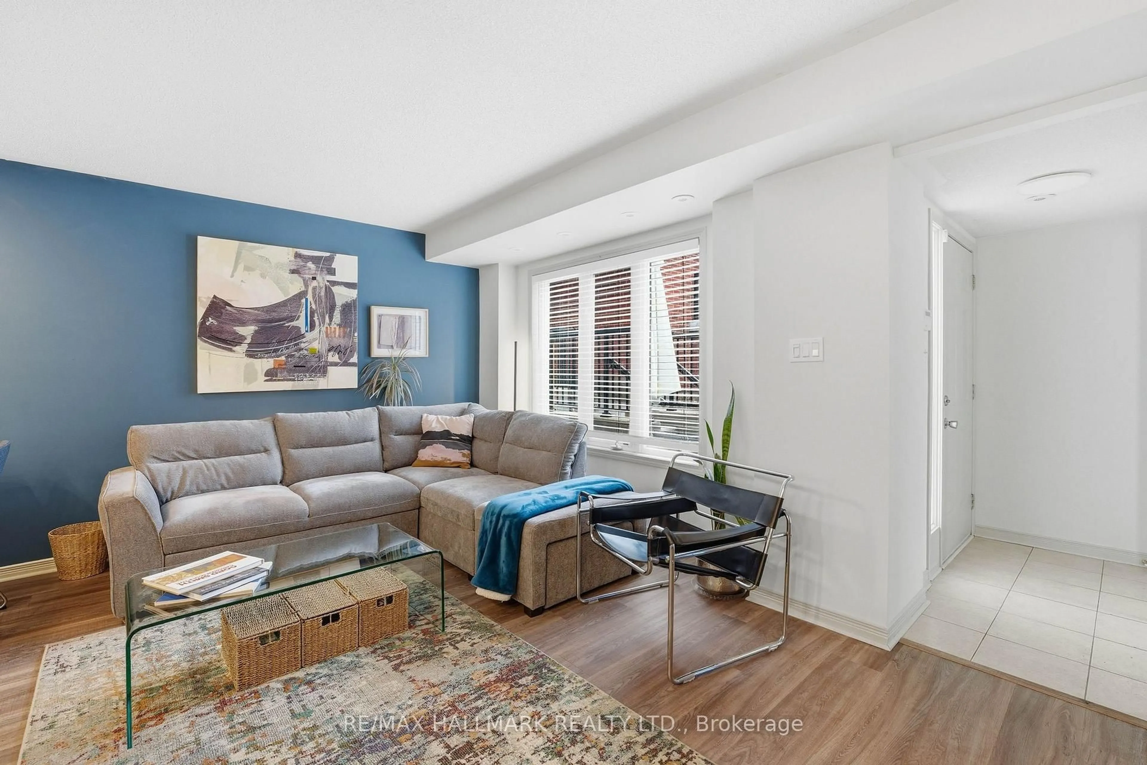 Living room with furniture, unknown for 12 Kay Macpherson Lane #106, Toronto Ontario M4M 3E9