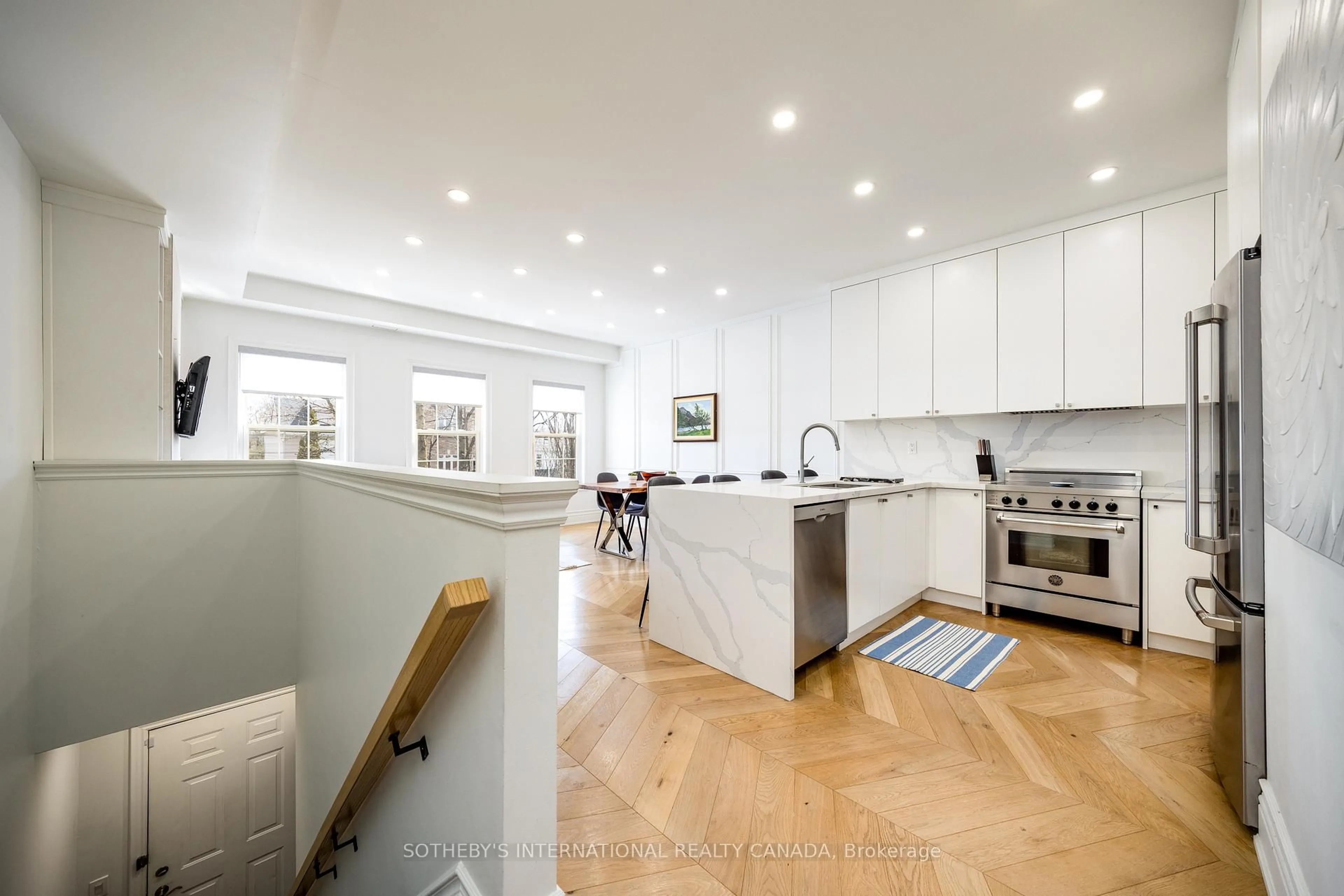 Open concept kitchen, unknown for 74 Coxwell Ave #C, Toronto Ontario M4L 3A7