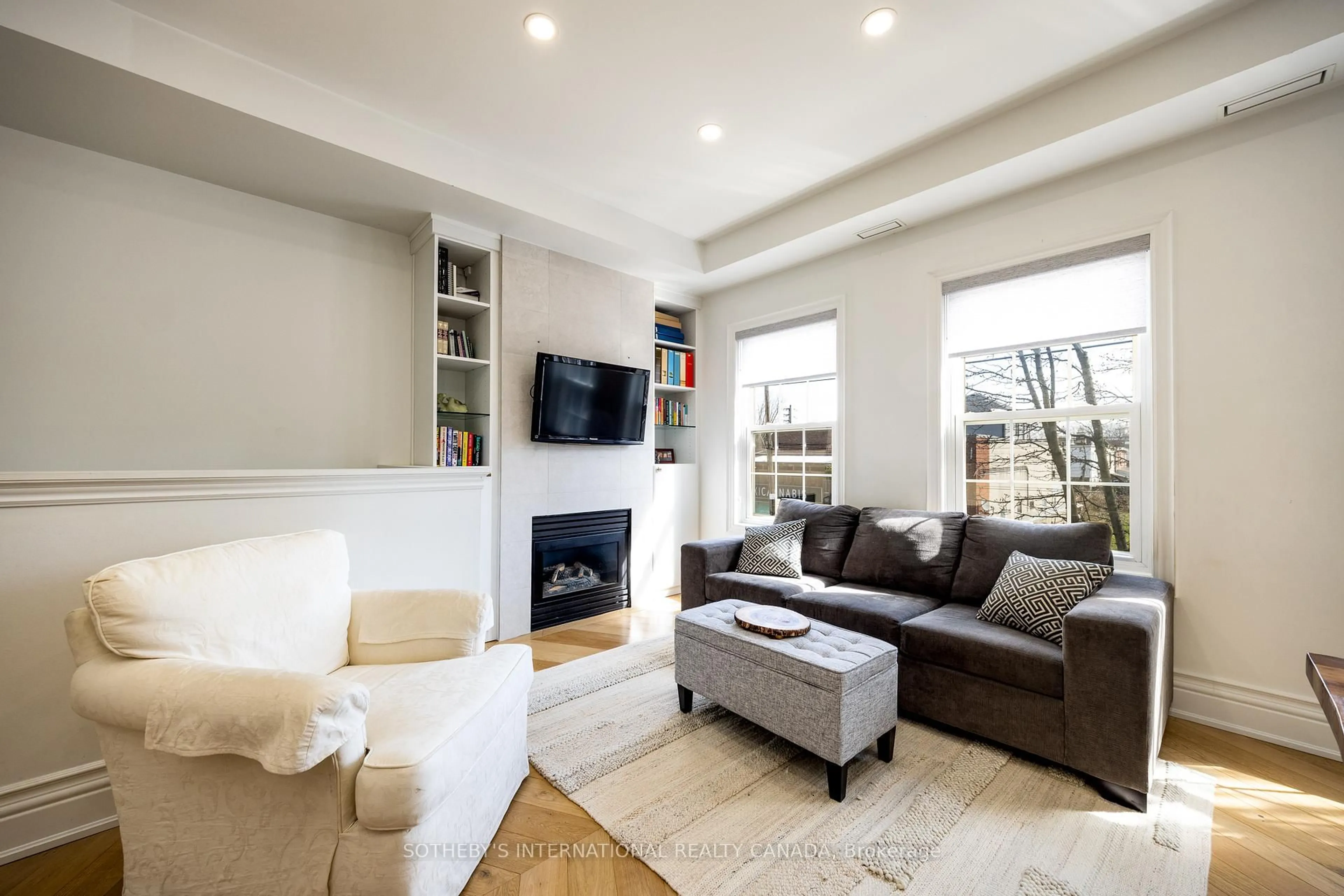 Living room with furniture, unknown for 74 Coxwell Ave #C, Toronto Ontario M4L 3A7