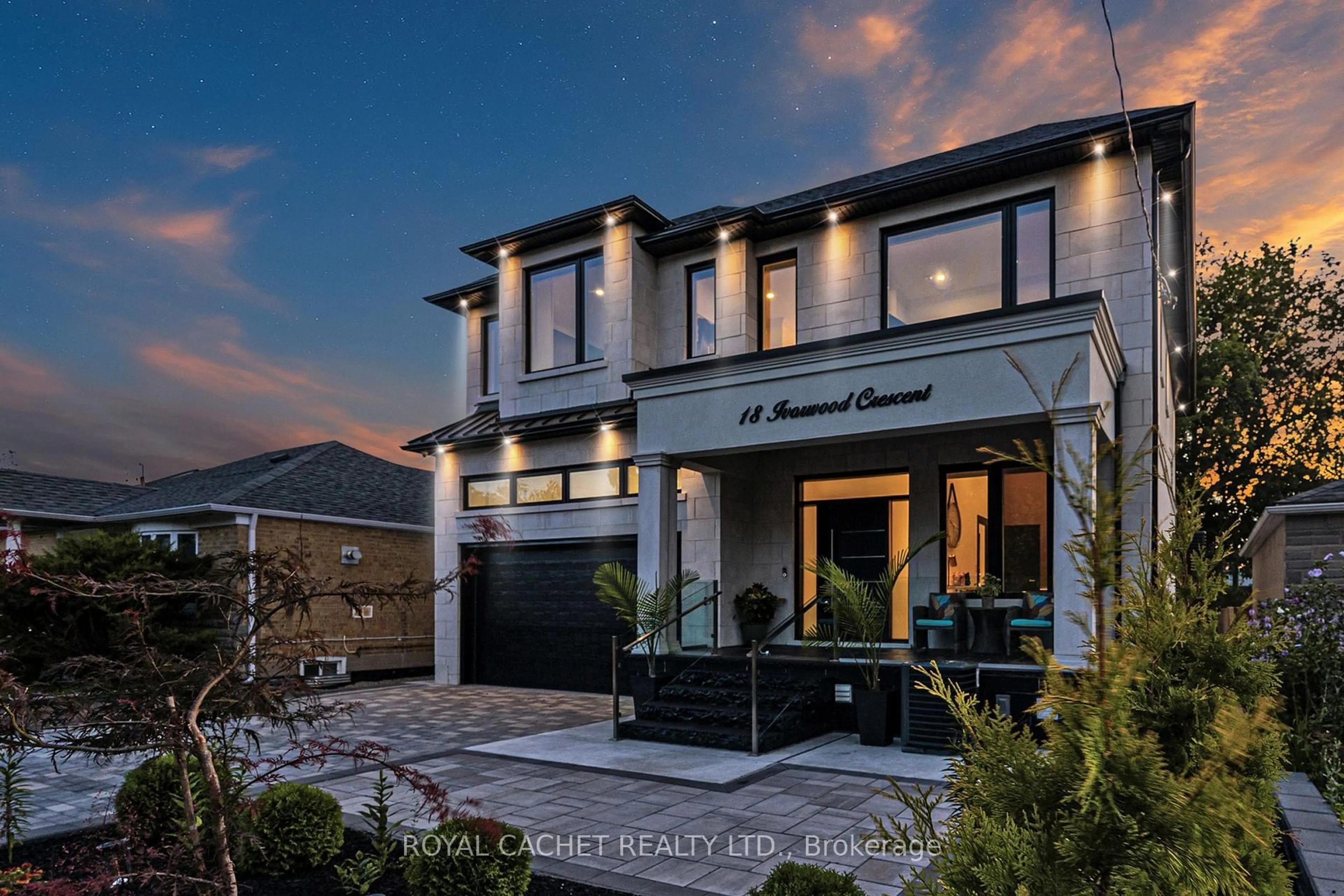 Home with brick exterior material, street for 18 Ivorwood Cres, Toronto Ontario M1R 2X4
