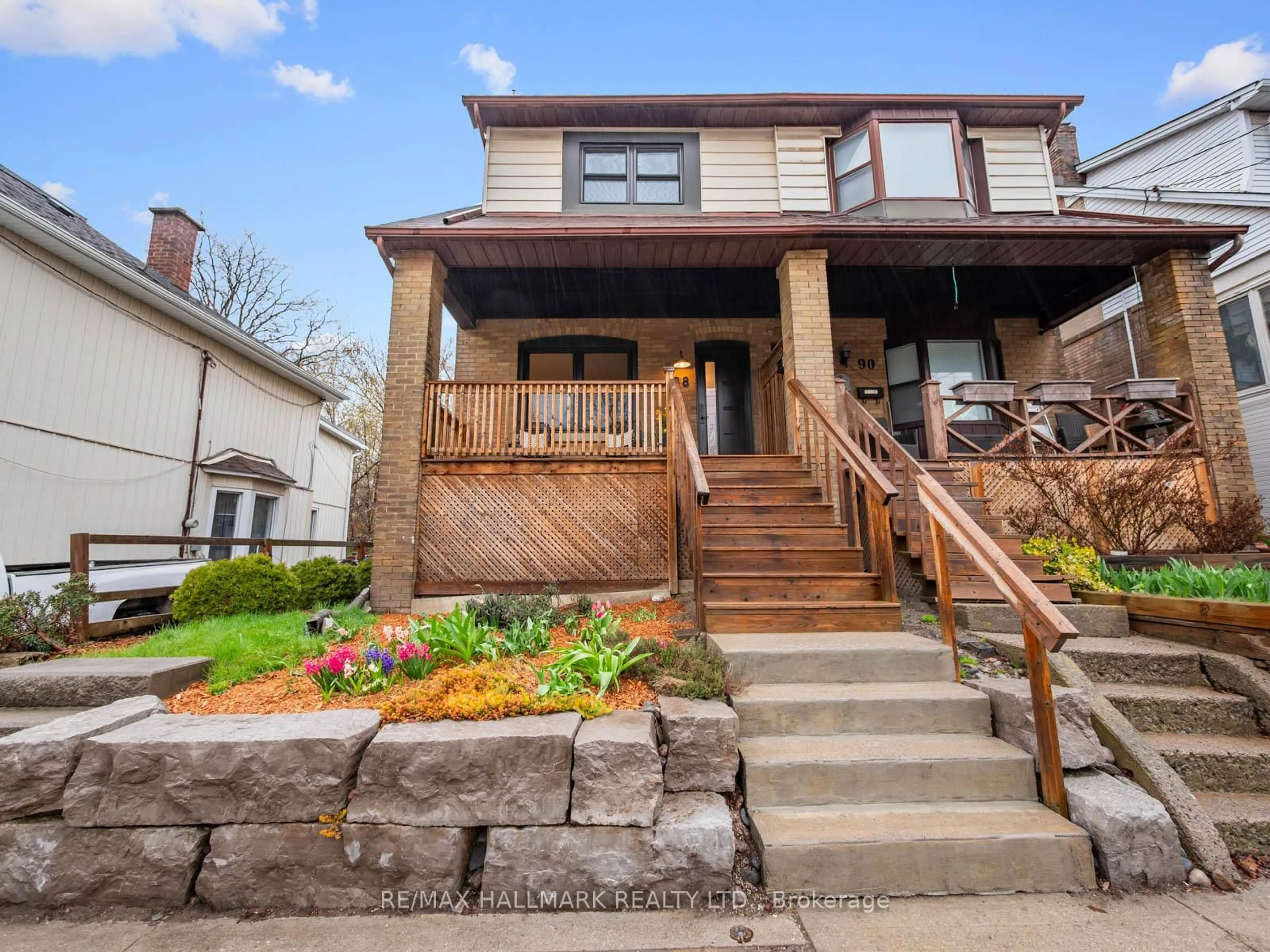 Home with brick exterior material, street for 88 Eastwood Rd, Toronto Ontario M4L 2C8