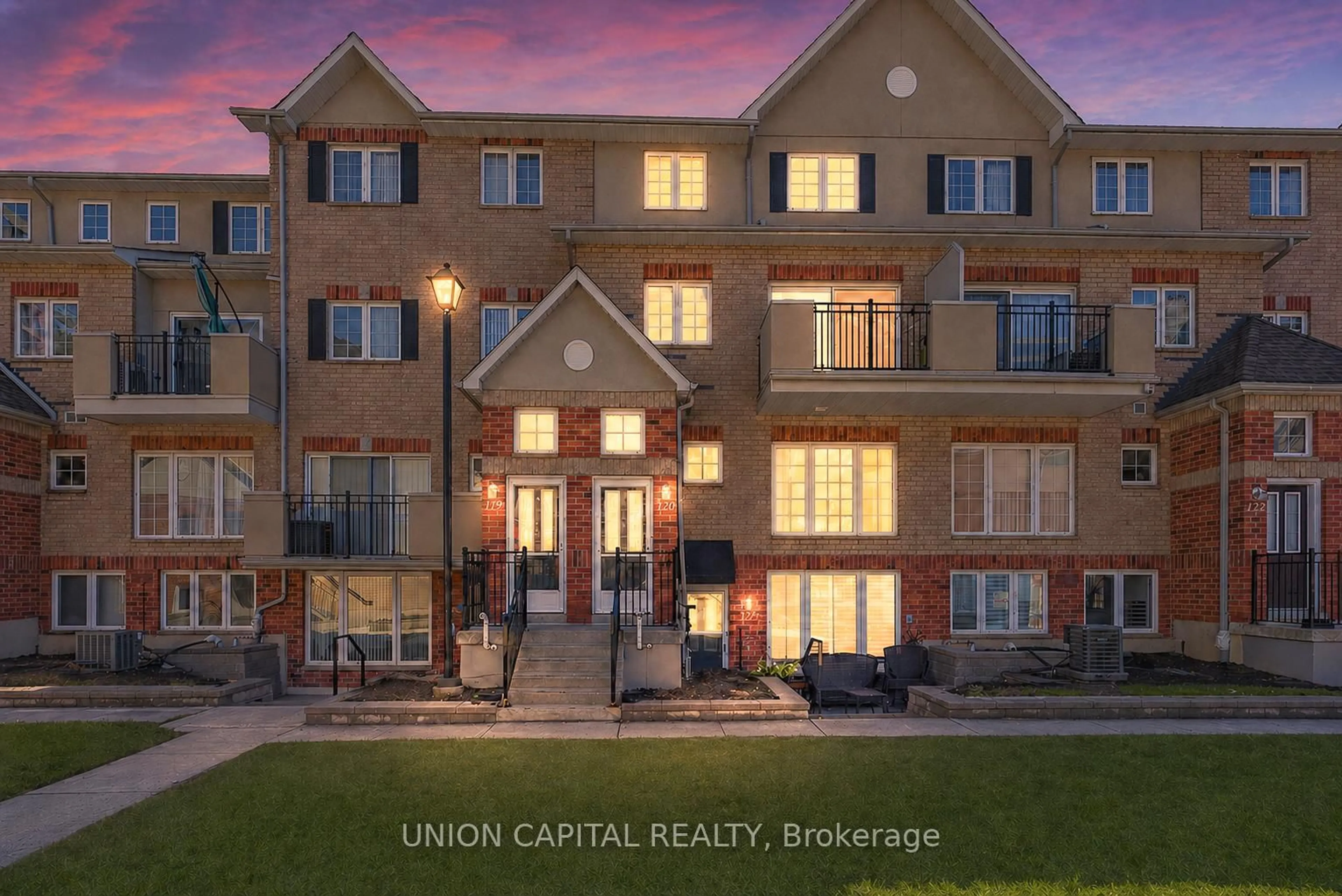 A pic from outside/outdoor area/front of a property/back of a property/a pic from drone, unknown for 1400 The Esplanade #120, Pickering Ontario L1V 6V2