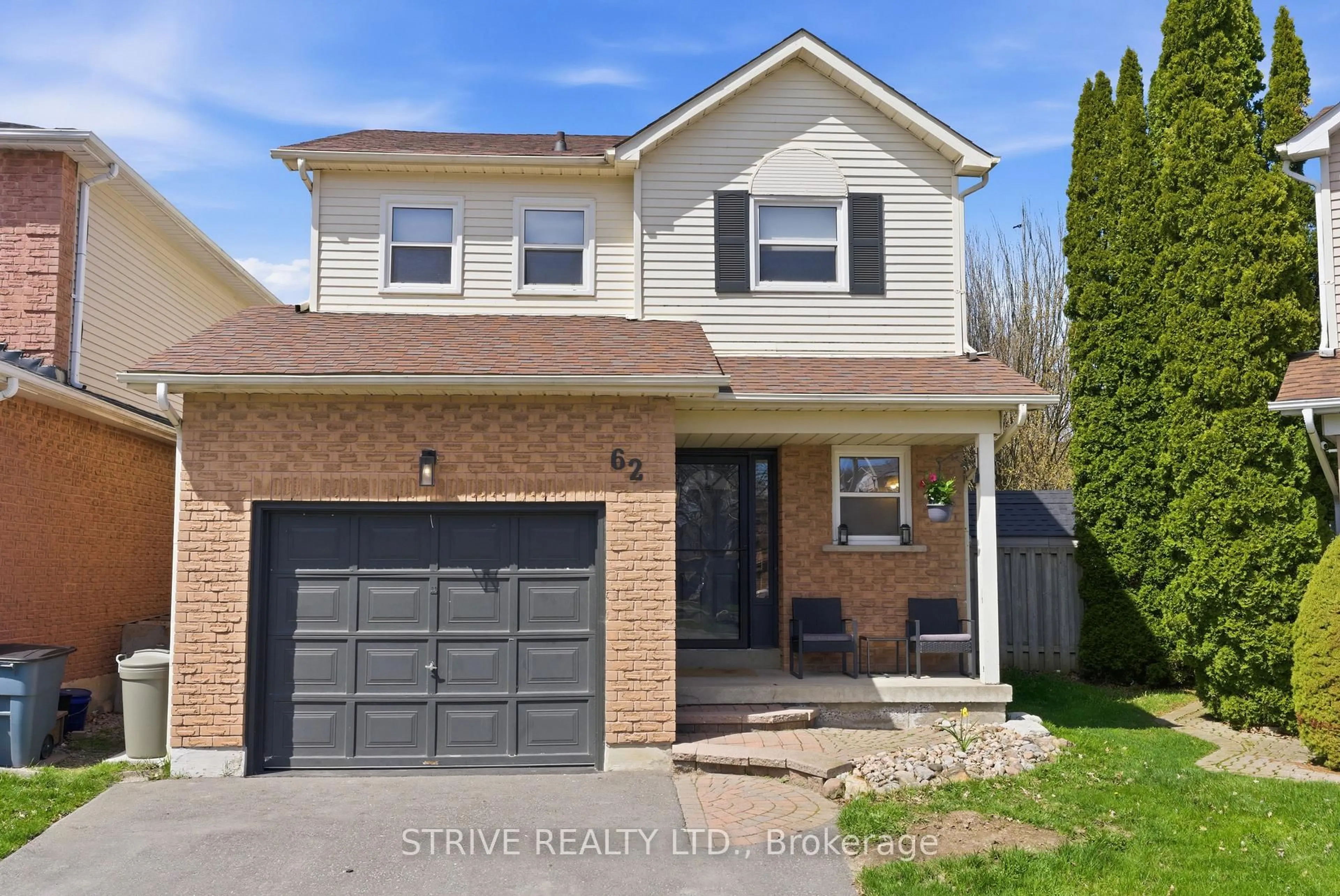 Home with brick exterior material, street for 62 Windham Cres, Clarington Ontario L1E 1Y3