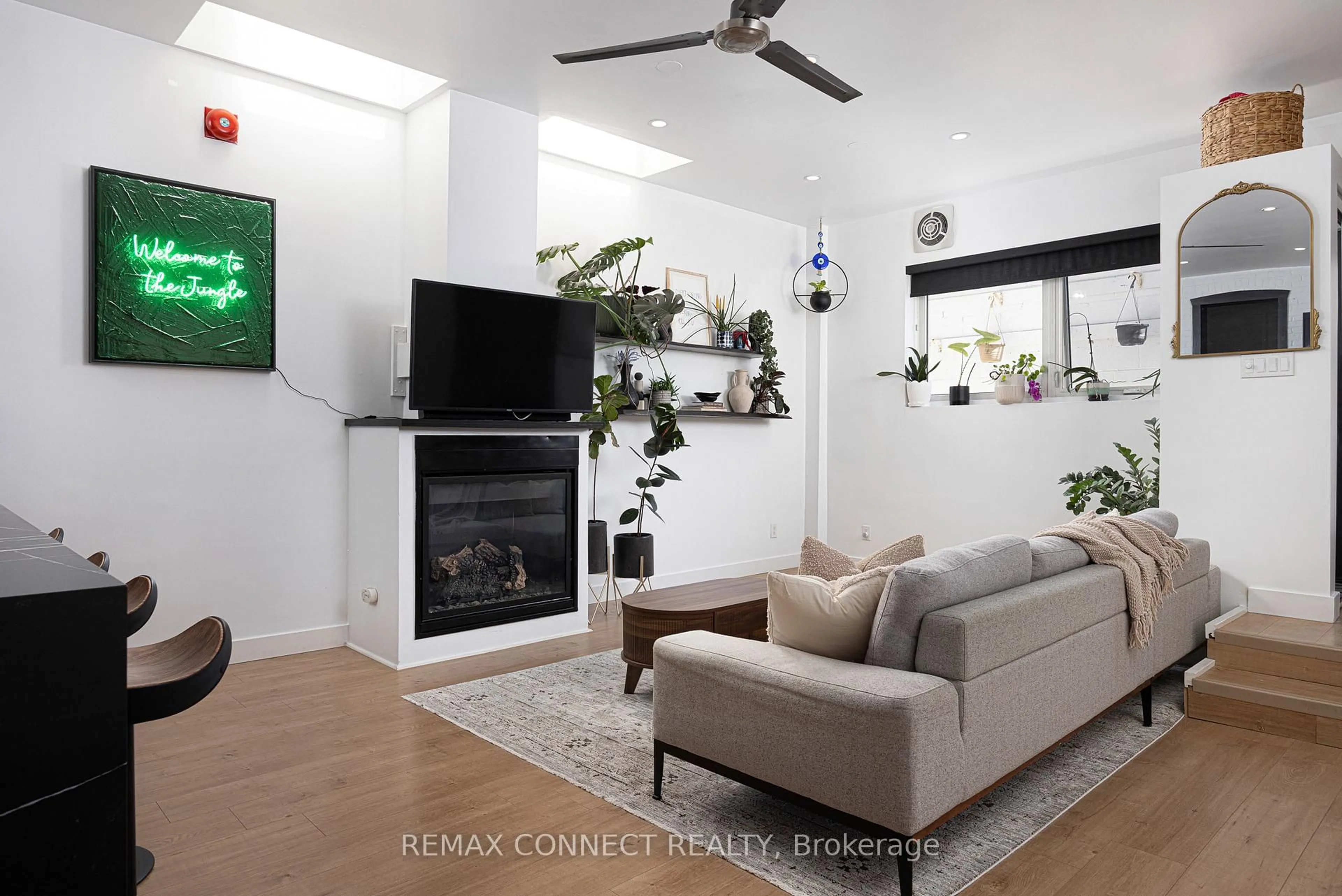 Living room with furniture, unknown for 99 Coleman Ave #106, Toronto Ontario M4C 1P8