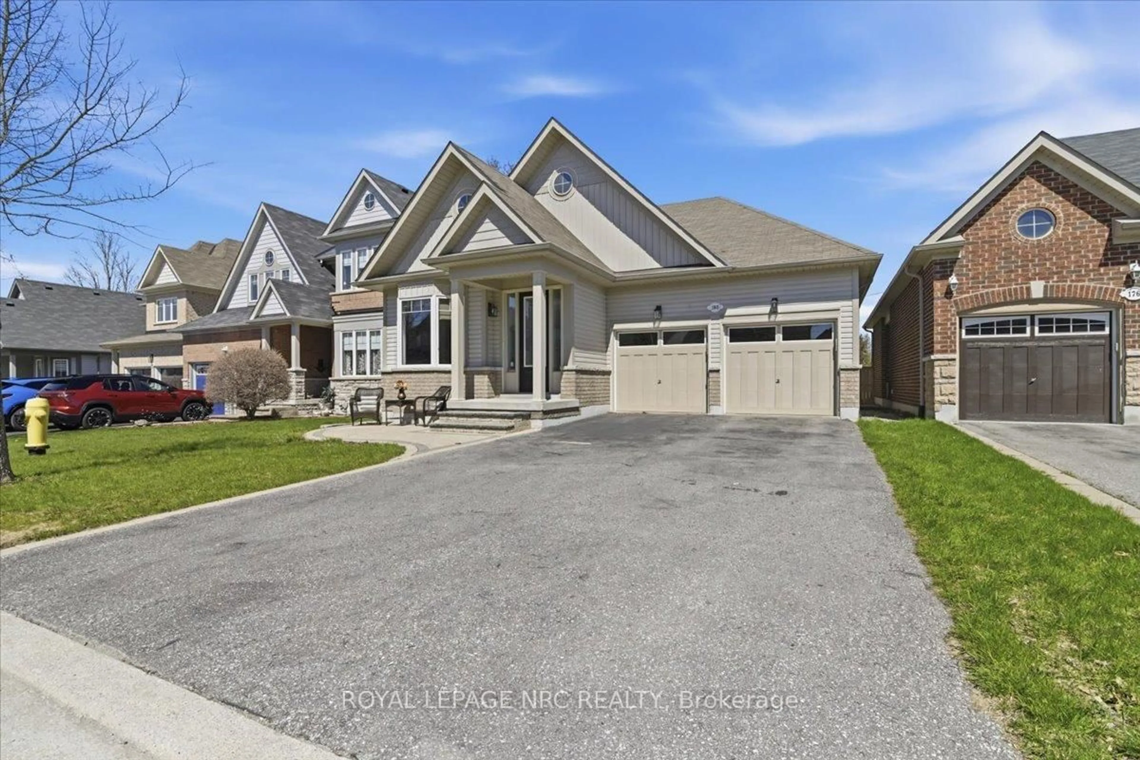 Home with brick exterior material, street for 180 Milligan St, Clarington Ontario L1B 0B9