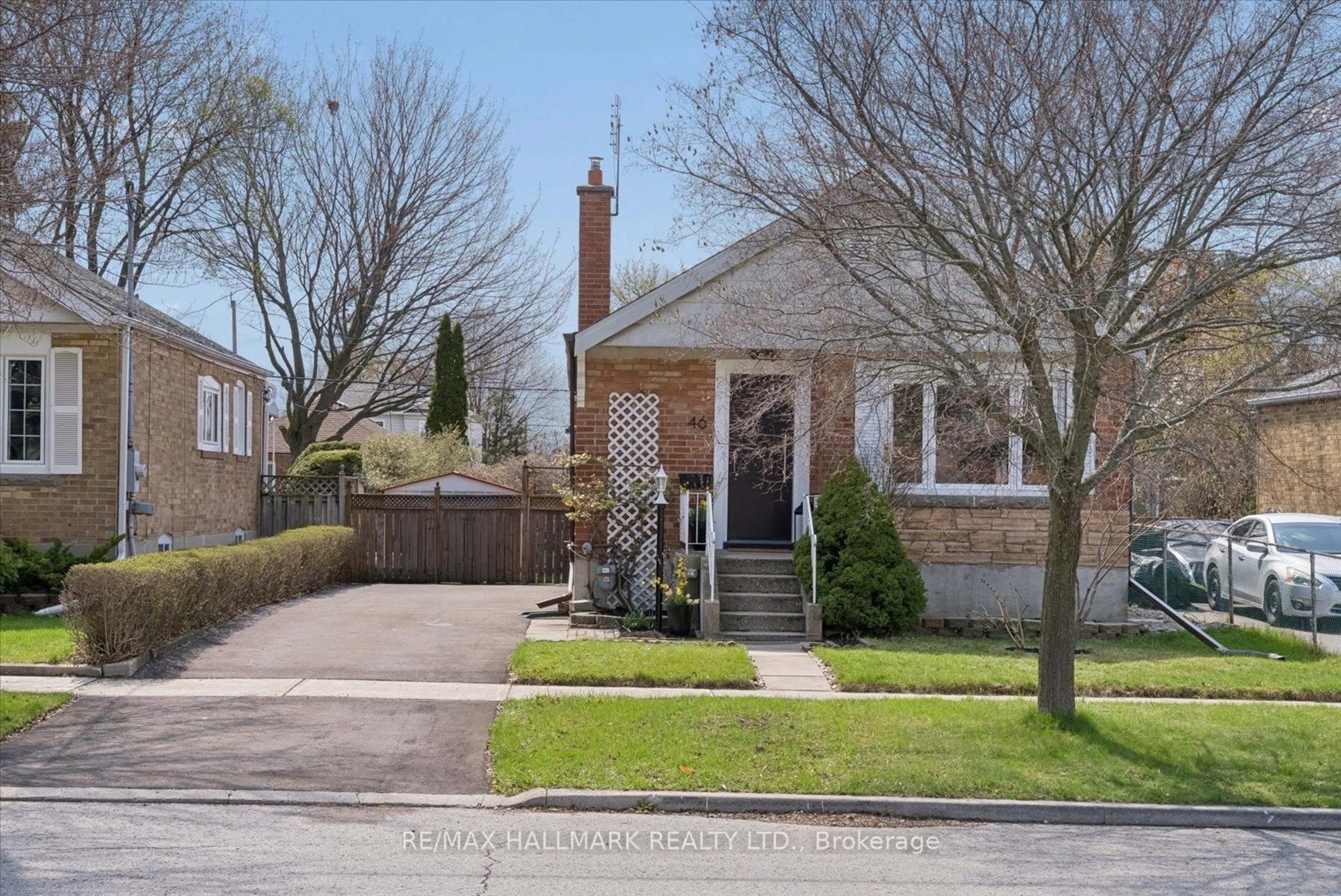 Home with brick exterior material, street for 46 Marsh Rd, Toronto Ontario M1K 1Y9