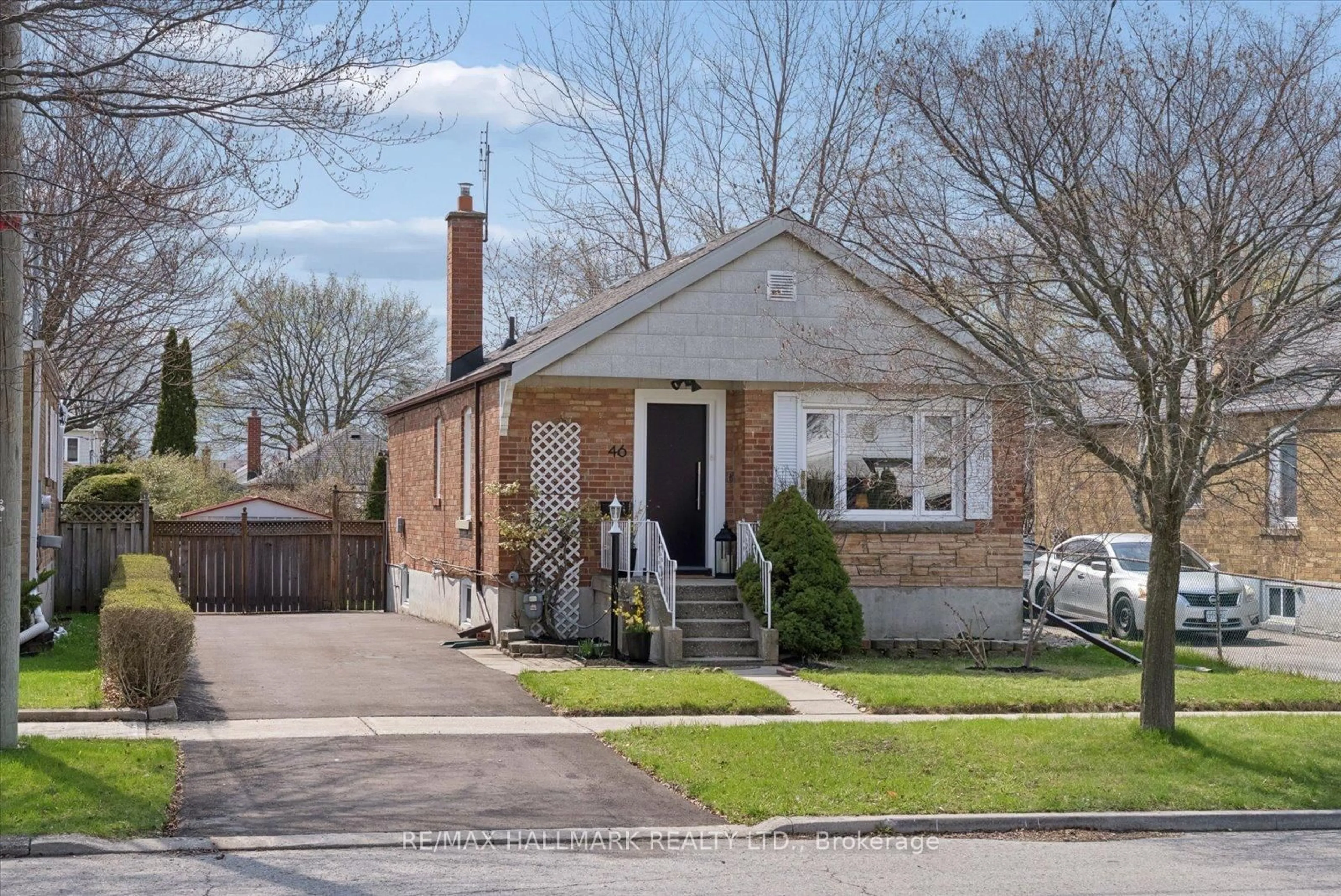 Home with brick exterior material, street for 46 Marsh Rd, Toronto Ontario M1K 1Y9