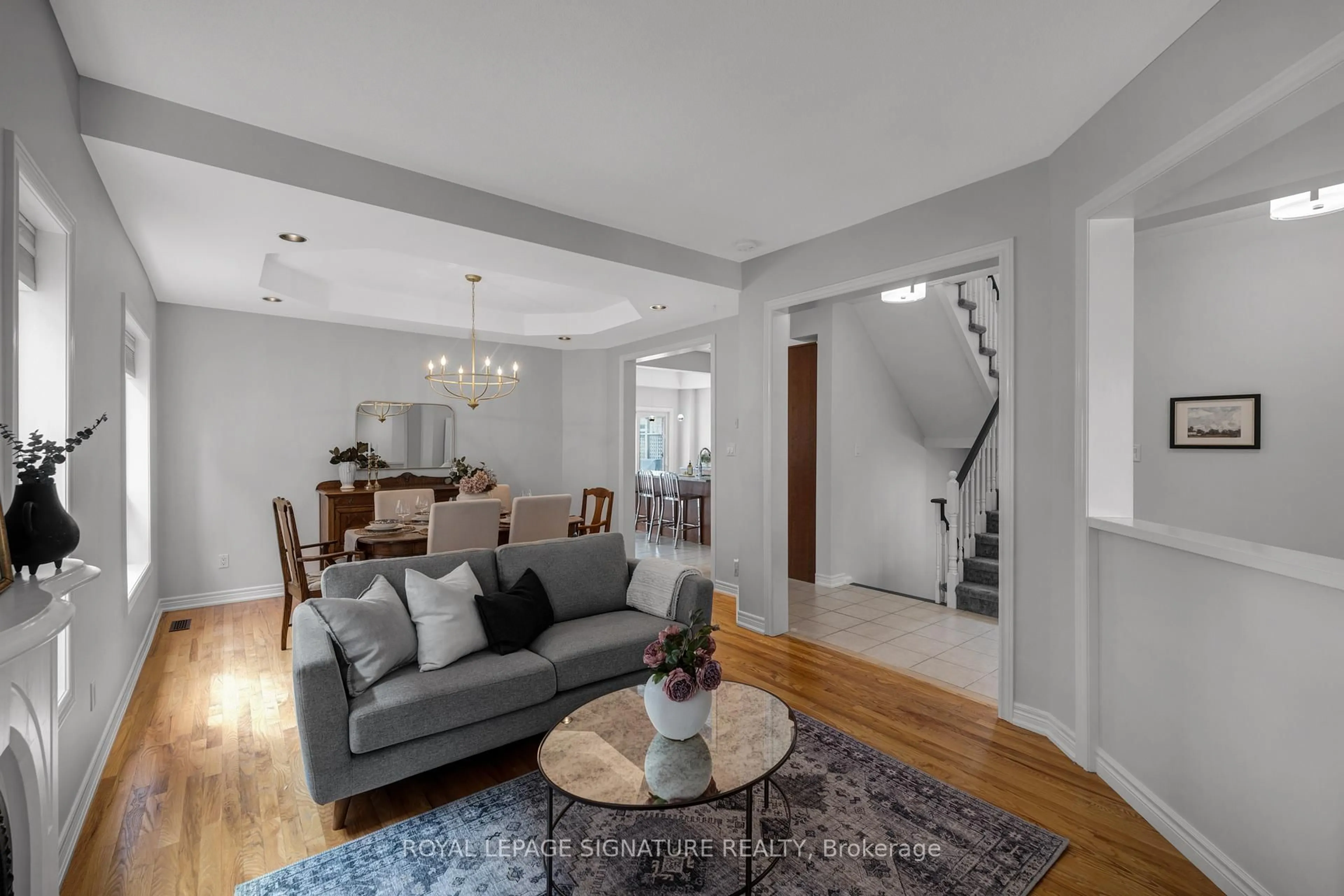 Living room with furniture, unknown for 1414 Sandhurst Cres, Pickering Ontario L1V 6R4