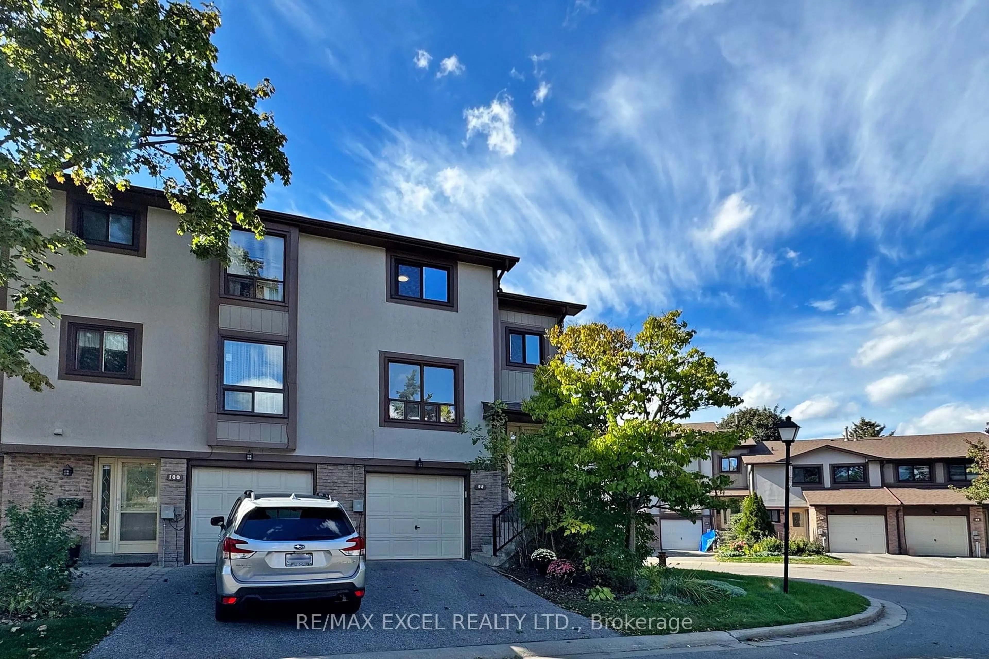 A pic from outside/outdoor area/front of a property/back of a property/a pic from drone, street for 24 Fundy Bay Blvd #98, Toronto Ontario M1W 3A4