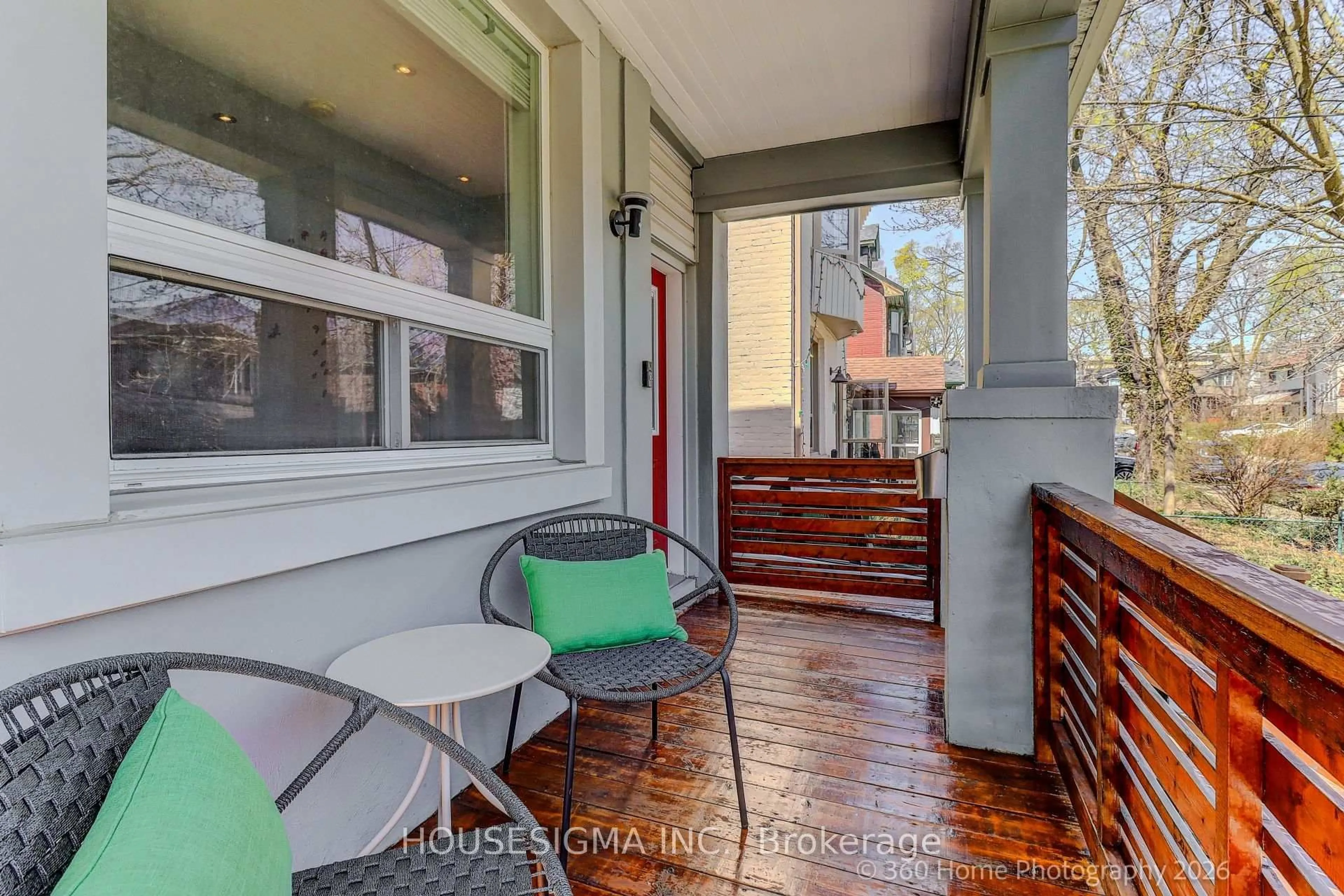 Patio, street for 82 Redwood Ave, Toronto Ontario M4L 2S6