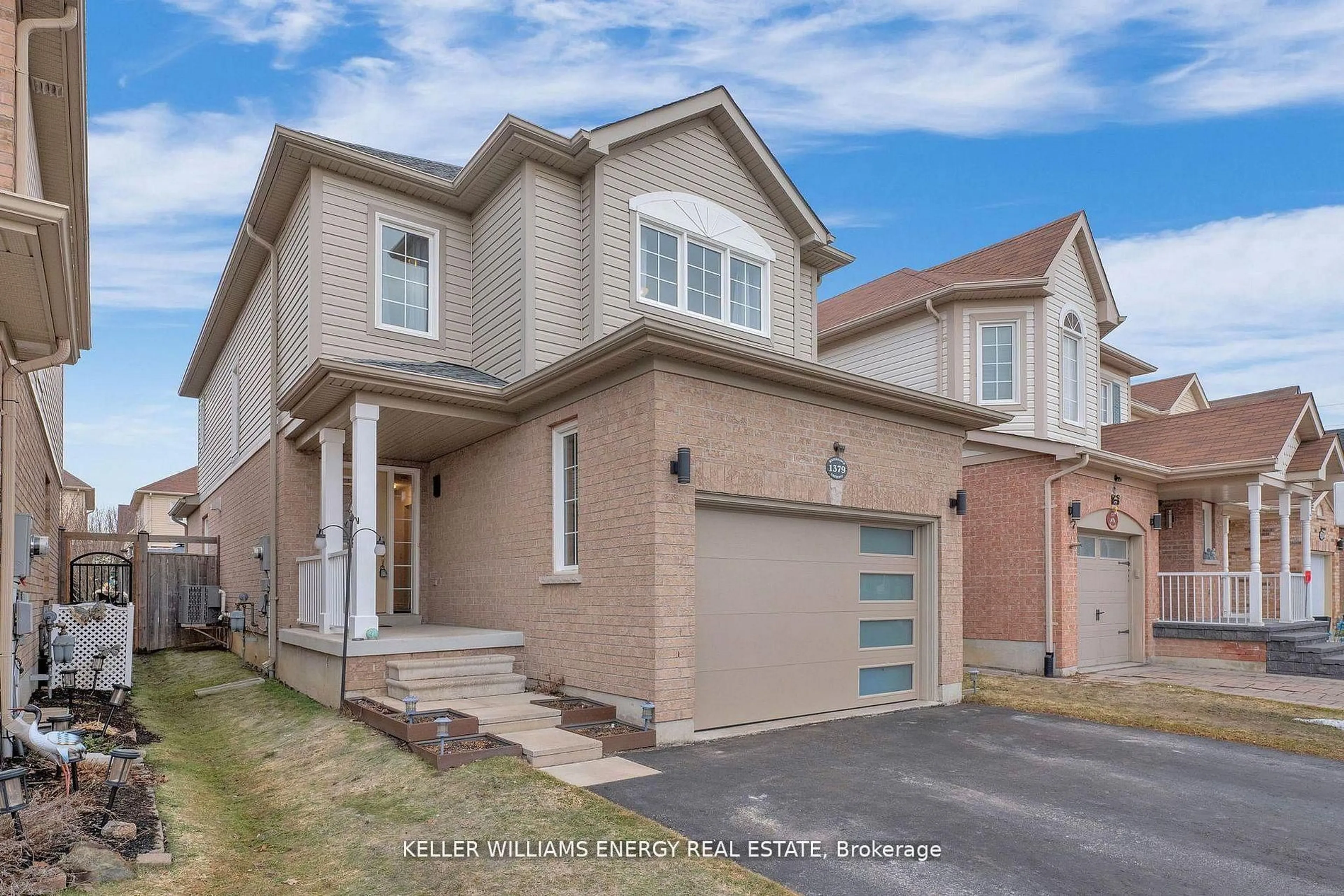 Home with brick exterior material, street for 1379 Wadebridge Cres, Oshawa Ontario L1K 3B1