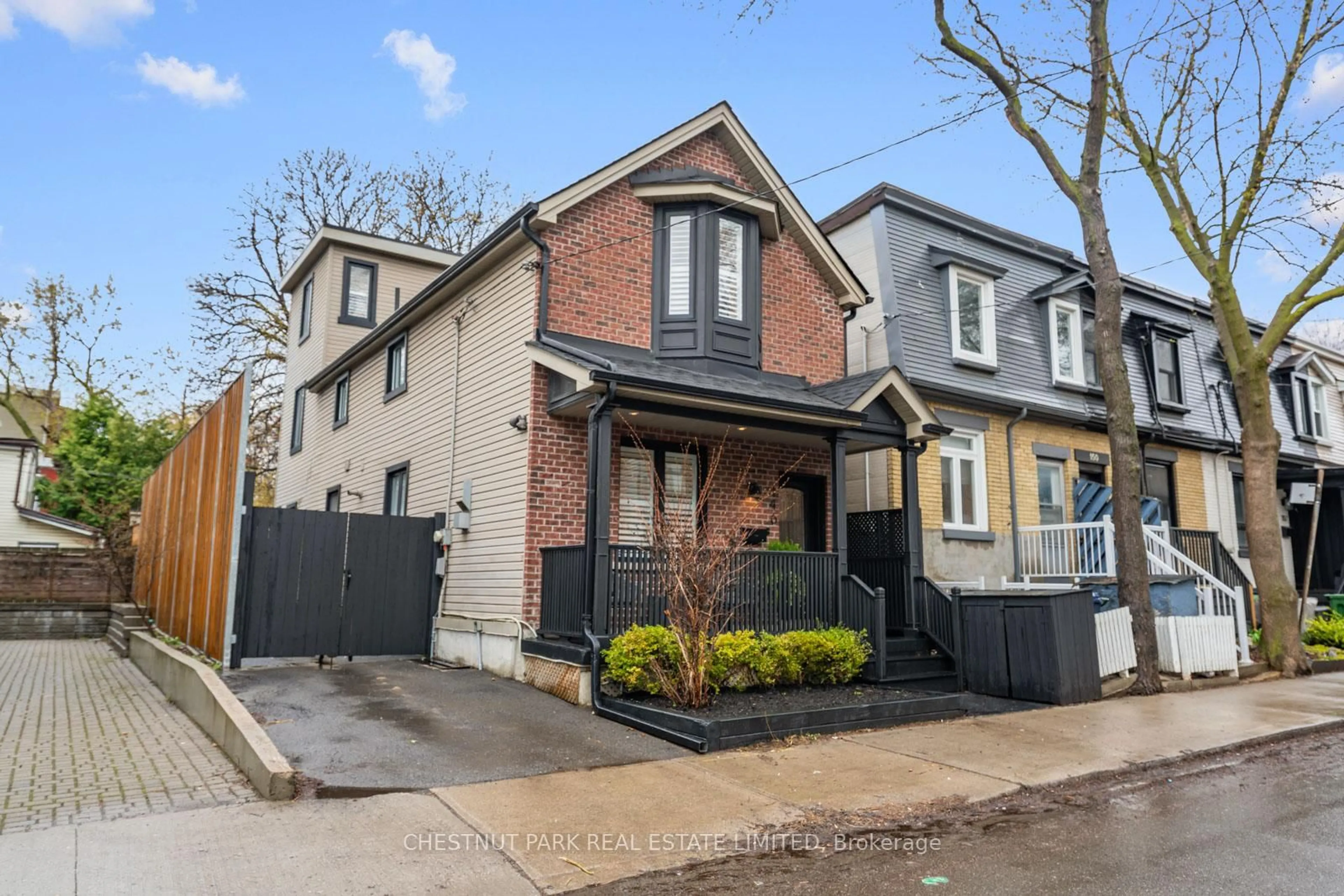 Home with brick exterior material, street for 146 Boulton Ave, Toronto Ontario M4M 2J7