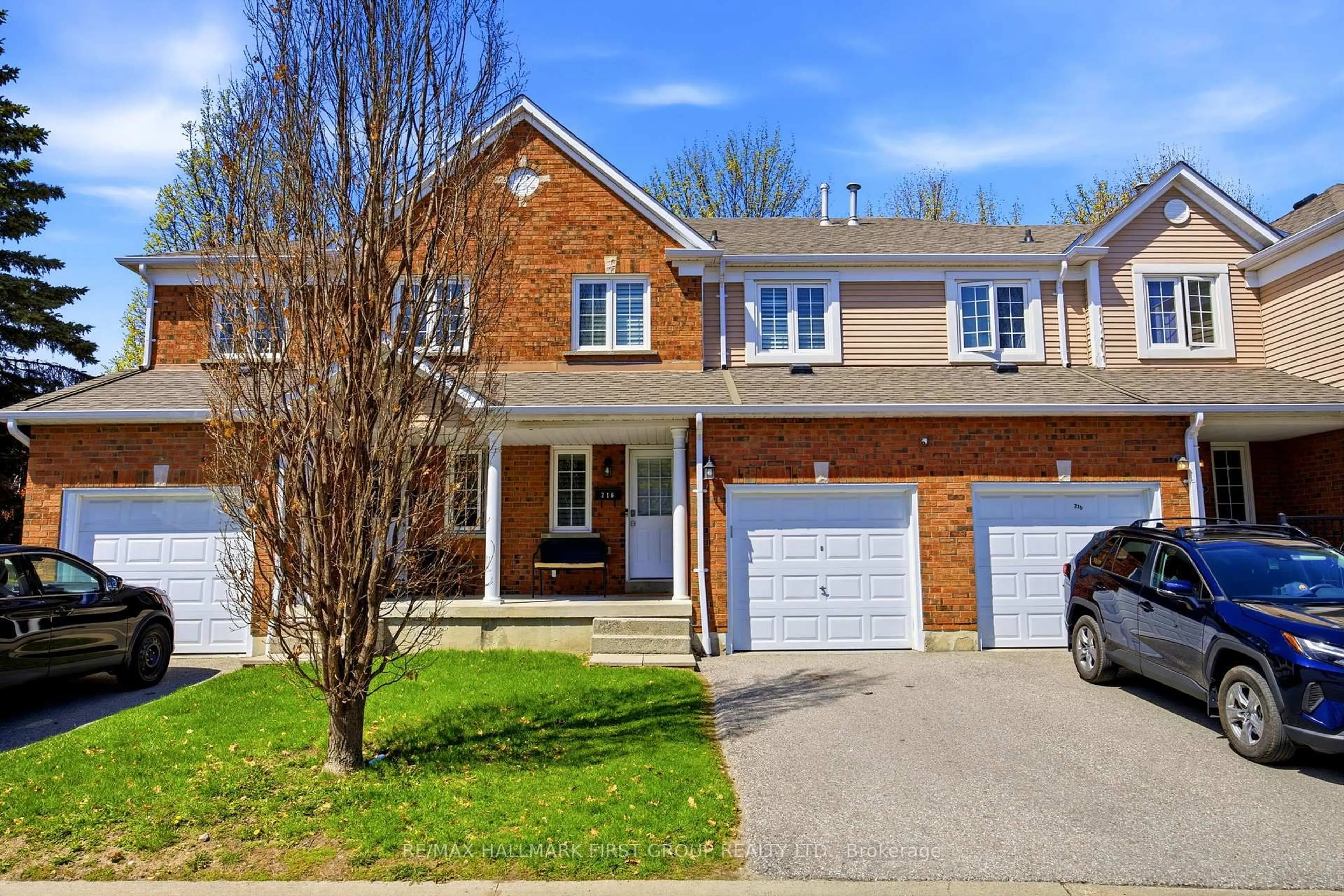 Home with brick exterior material, street for 10 Bassett Blvd #216, Whitby Ontario L1N 9C8