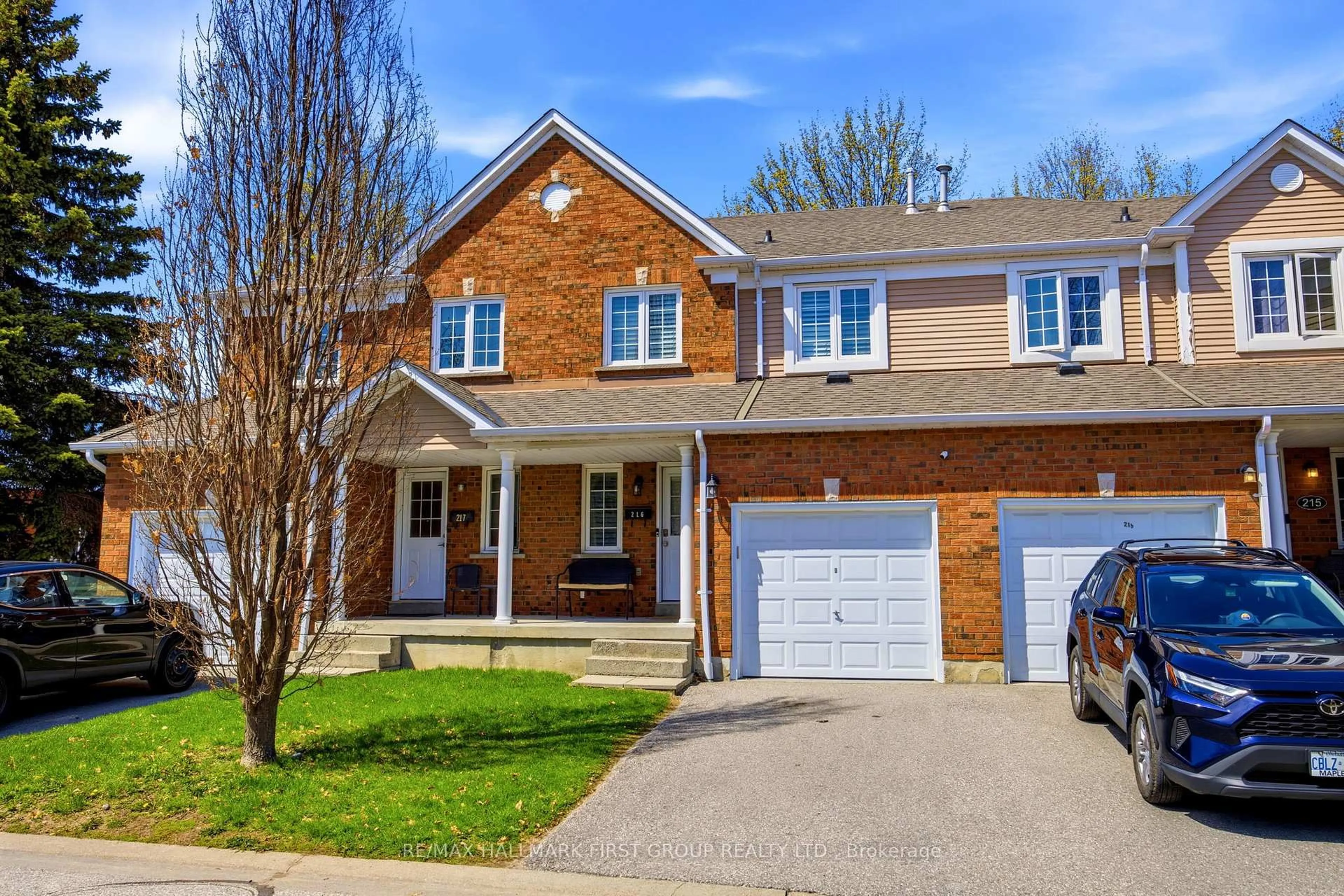 Home with brick exterior material, street for 10 Bassett Blvd #216, Whitby Ontario L1N 9C8