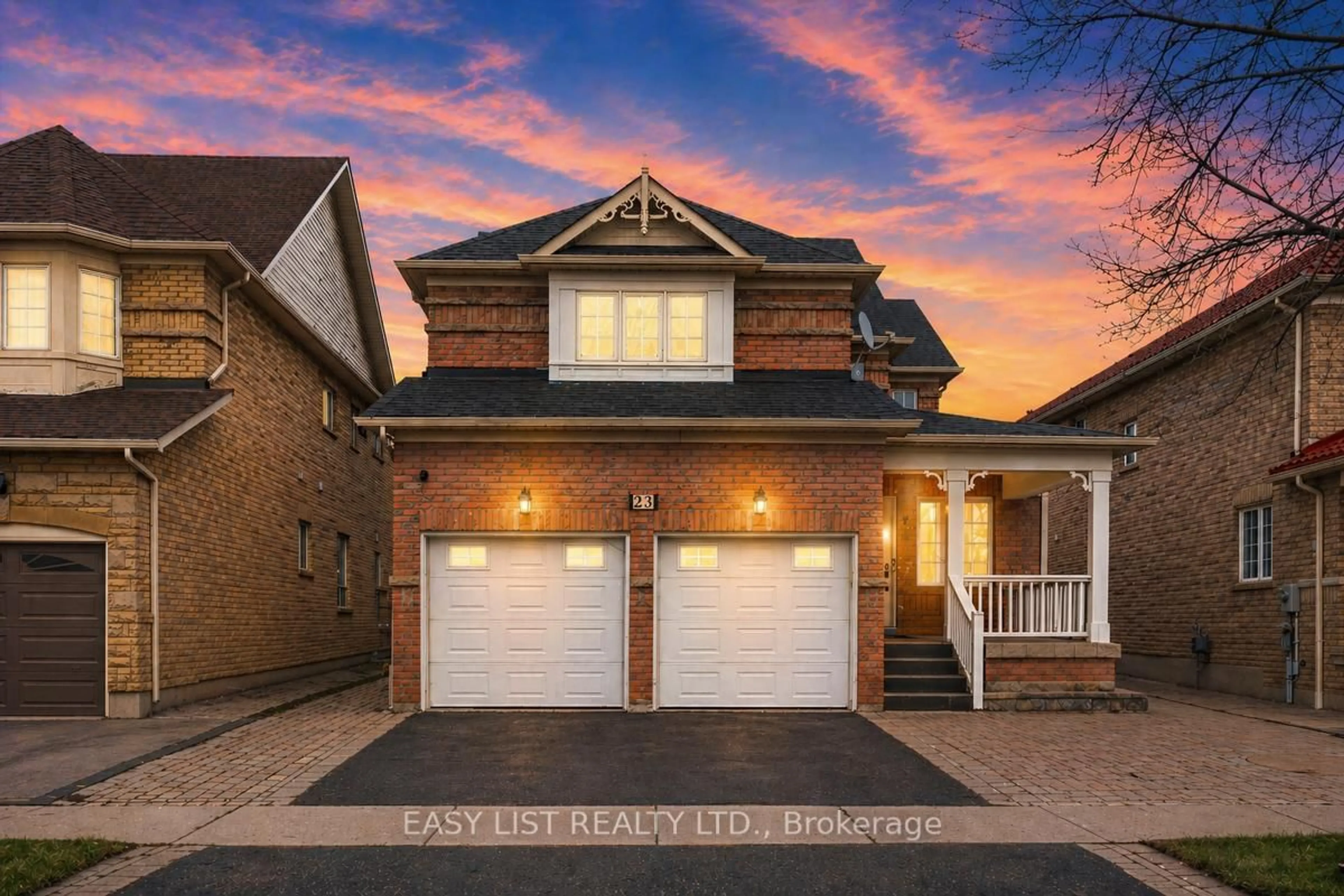 Home with brick exterior material, street for 23 Gloria Cres, Whitby Ontario L1P 1V4