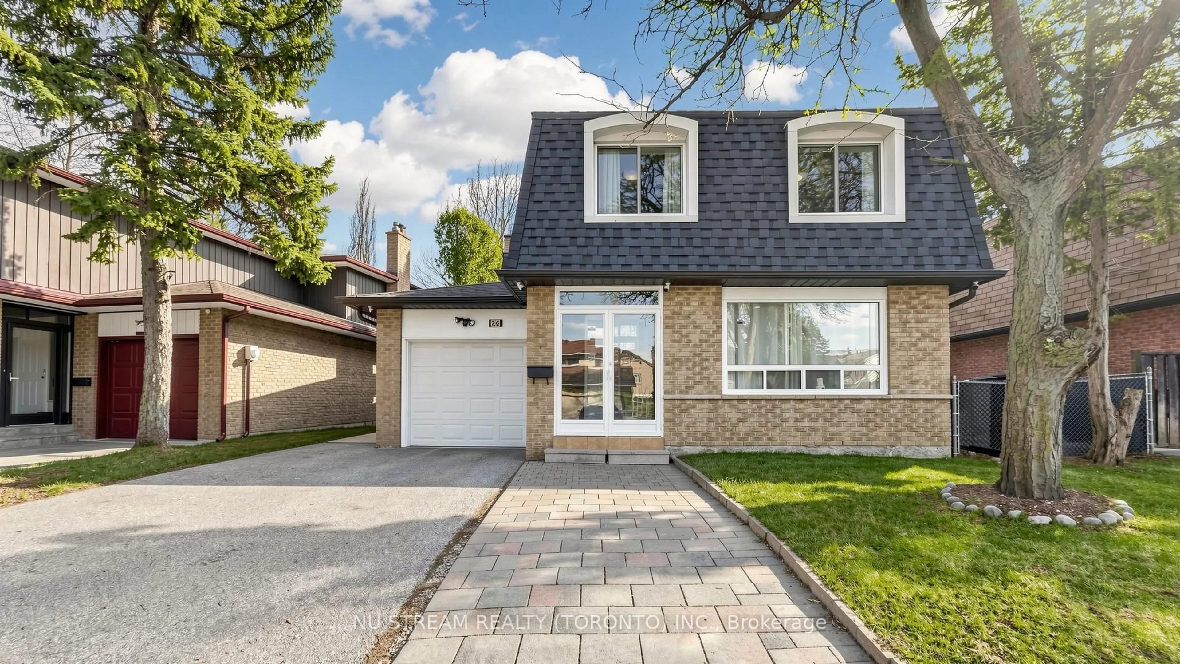 Home with brick exterior material, street for 26 Alexmuir Blvd, Toronto Ontario M1V 1H1