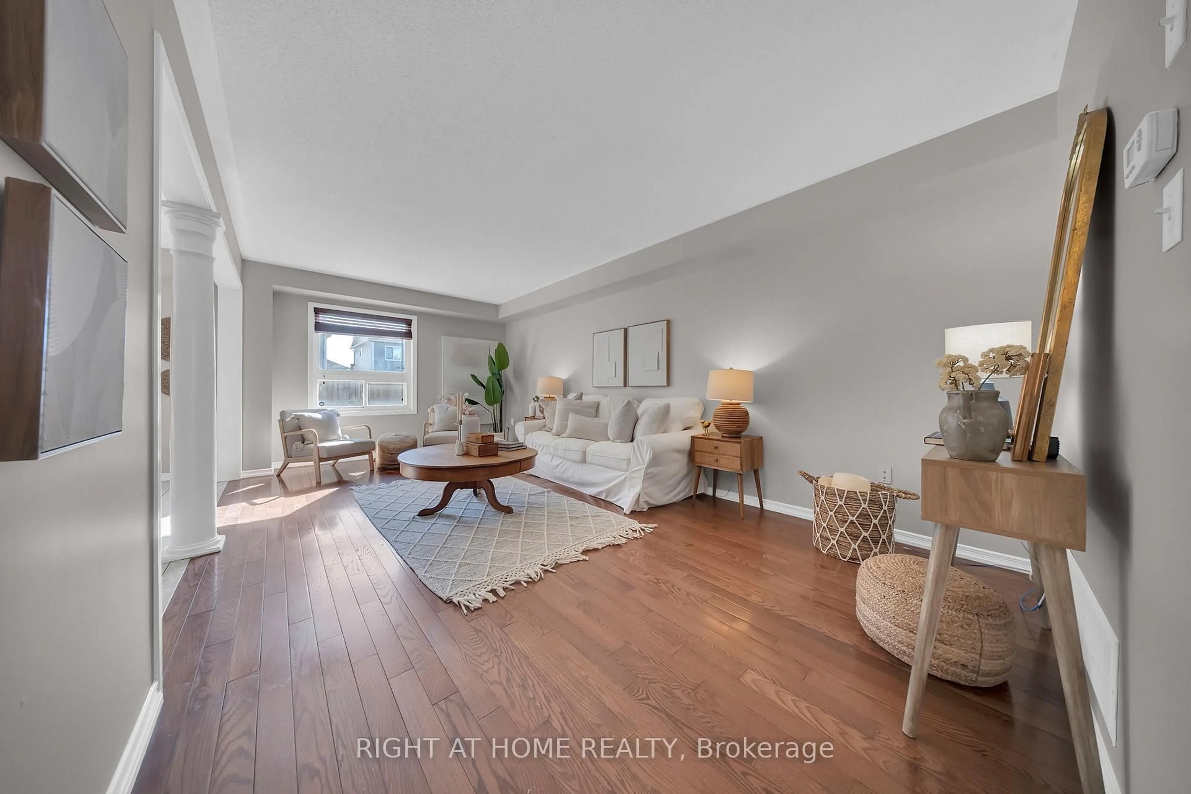 Living room with furniture, unknown for 131 William Cowles Dr, Clarington Ontario L1C 0E3