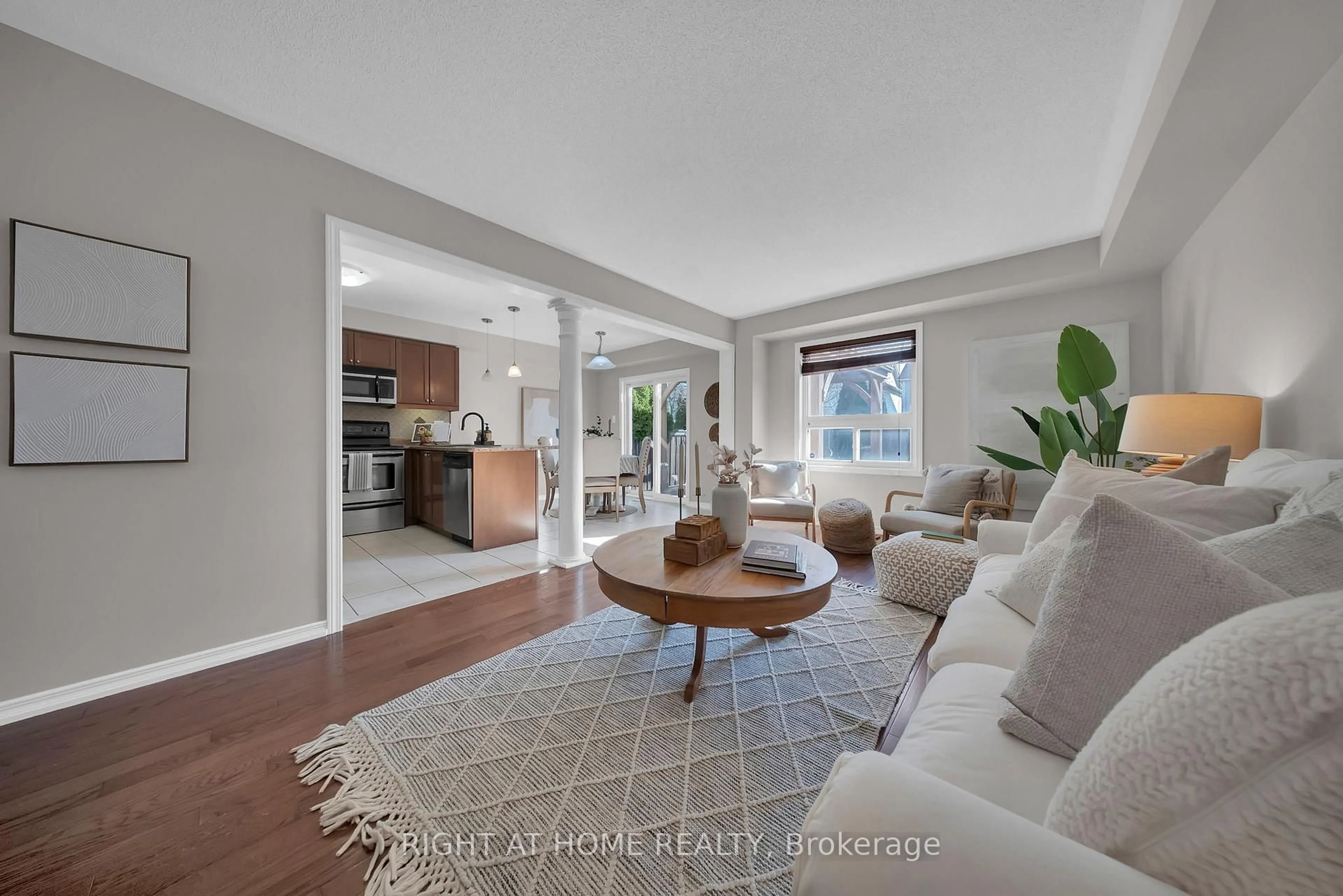 Living room with furniture, unknown for 131 William Cowles Dr, Clarington Ontario L1C 0E3