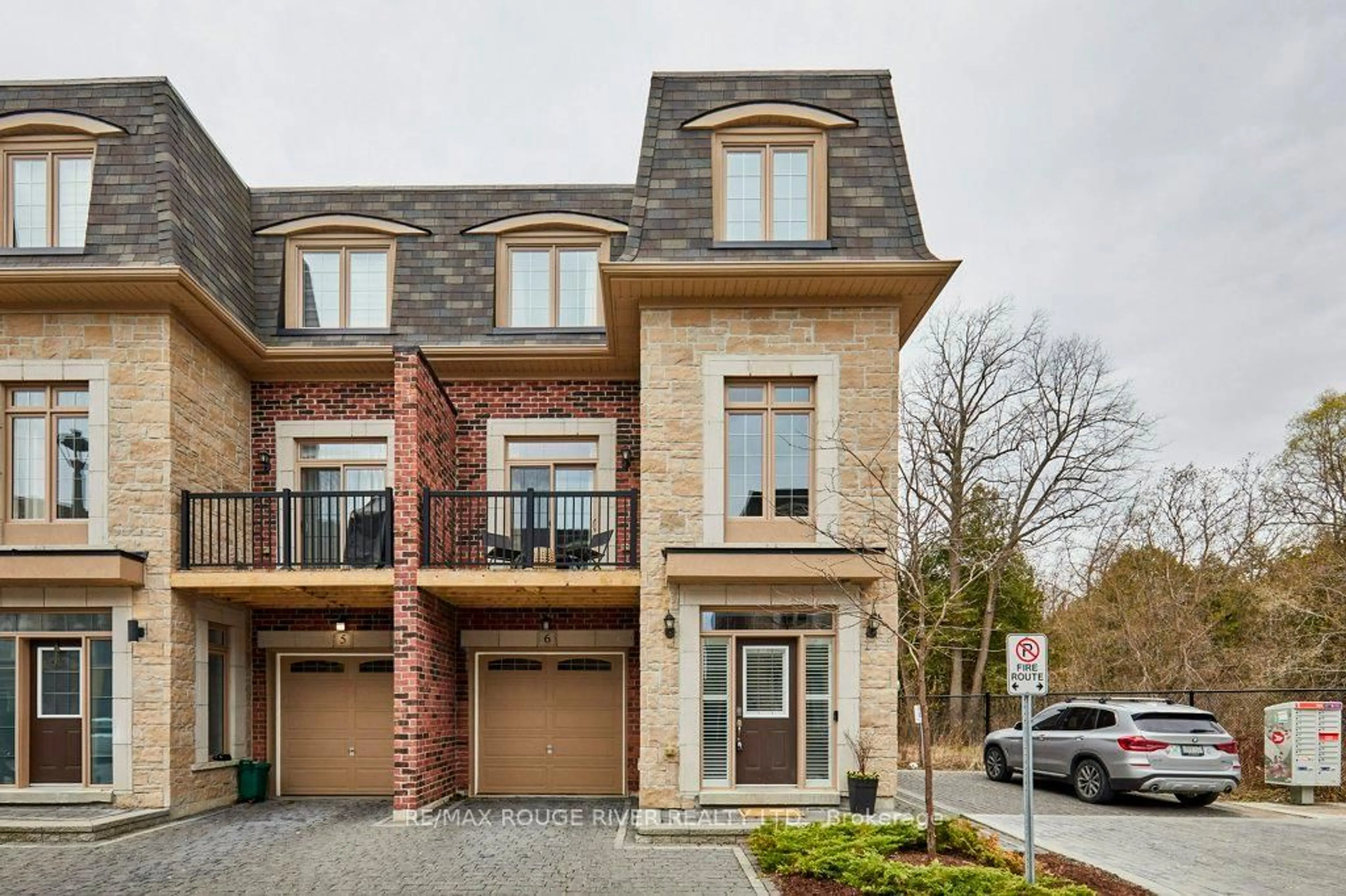 Home with brick exterior material, street for 6 Seagrave Lane, Ajax Ontario L1T 0P2