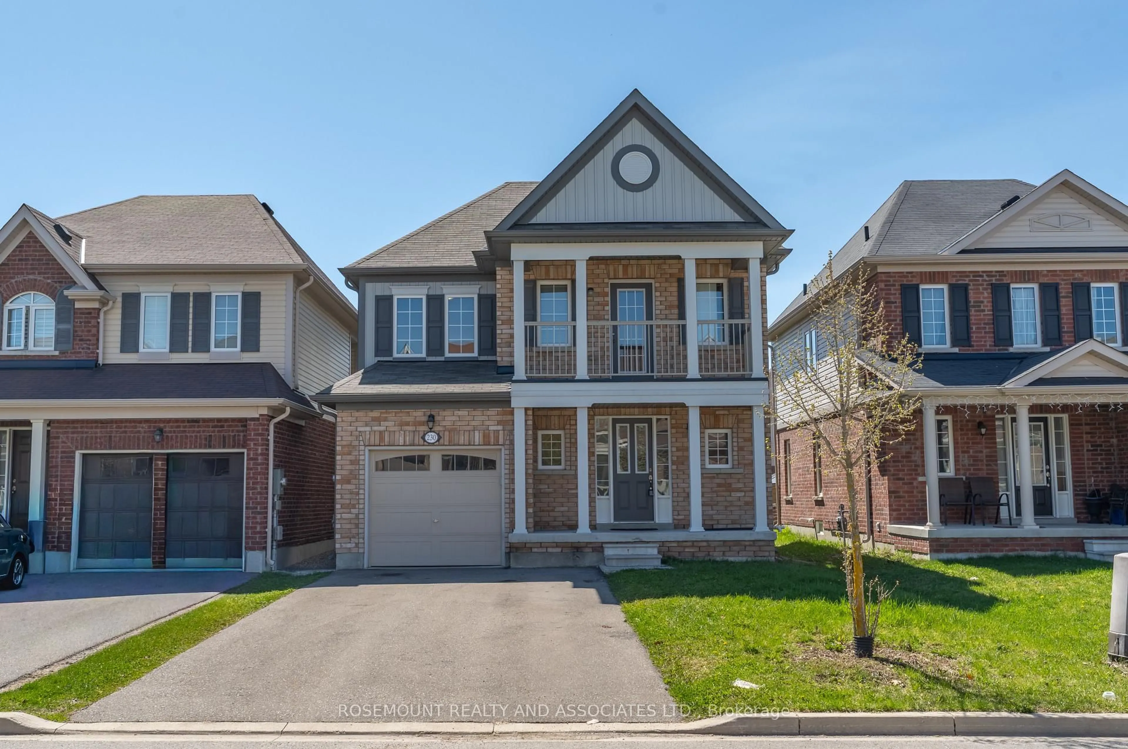 Home with brick exterior material, street for 230 Bruce Cameron Dr, Clarington Ontario L1C 0W3