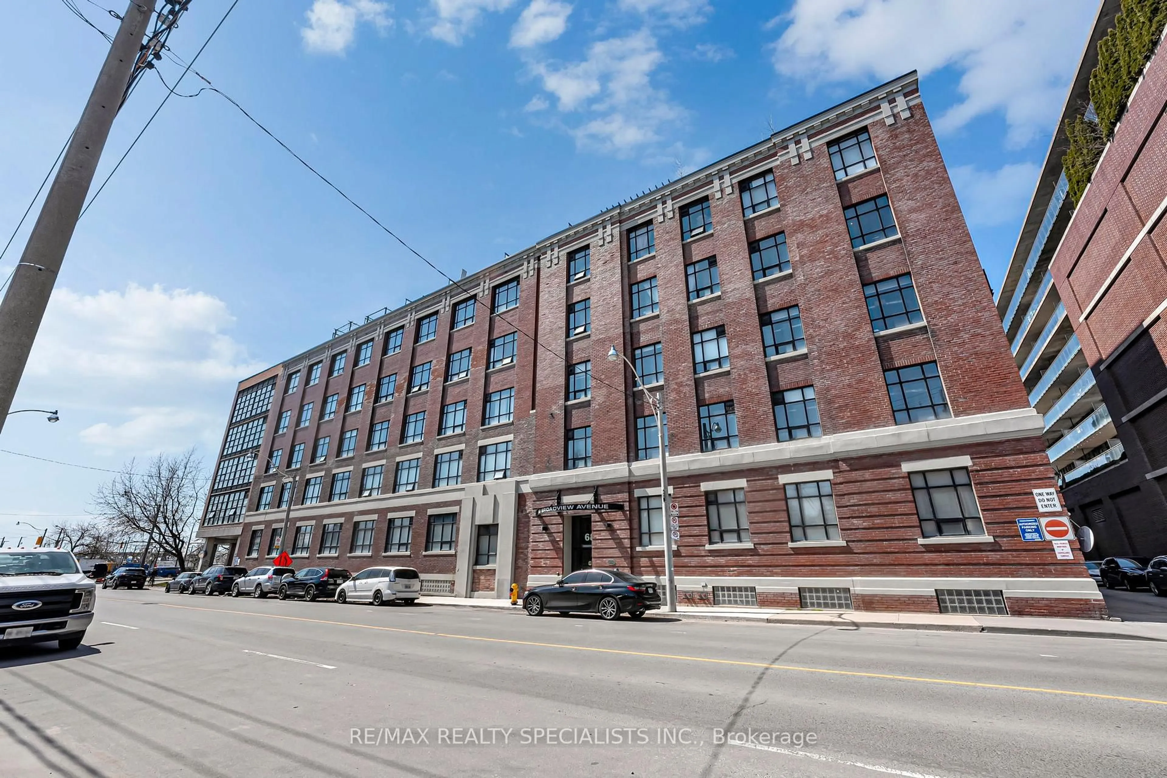 Home with brick exterior material, building for 68 Broadview Ave #520, Toronto Ontario M4M 2E8