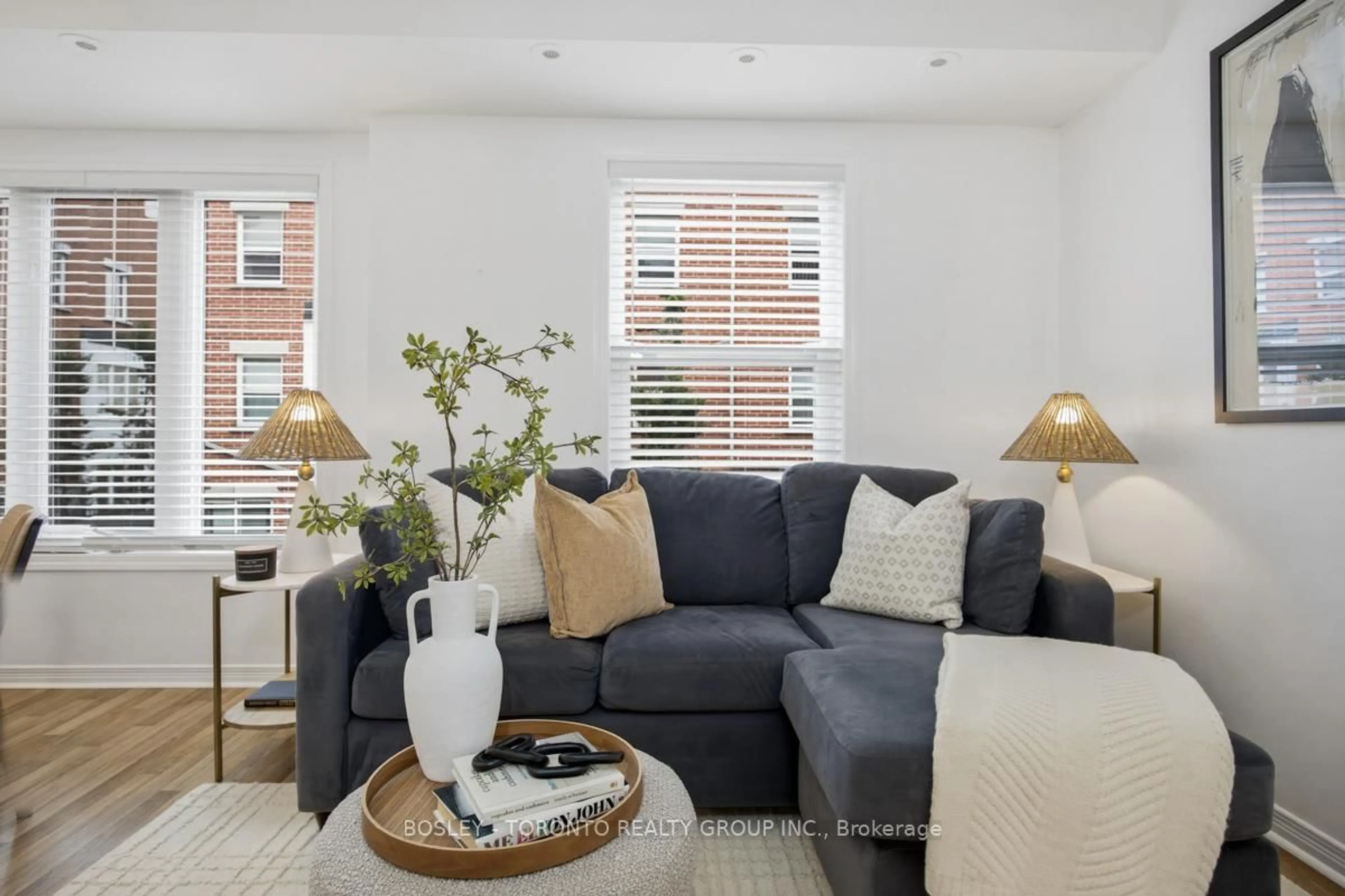 Living room with furniture, unknown for 29 Frances Loring Lane #5, Toronto Ontario M4M 3E8