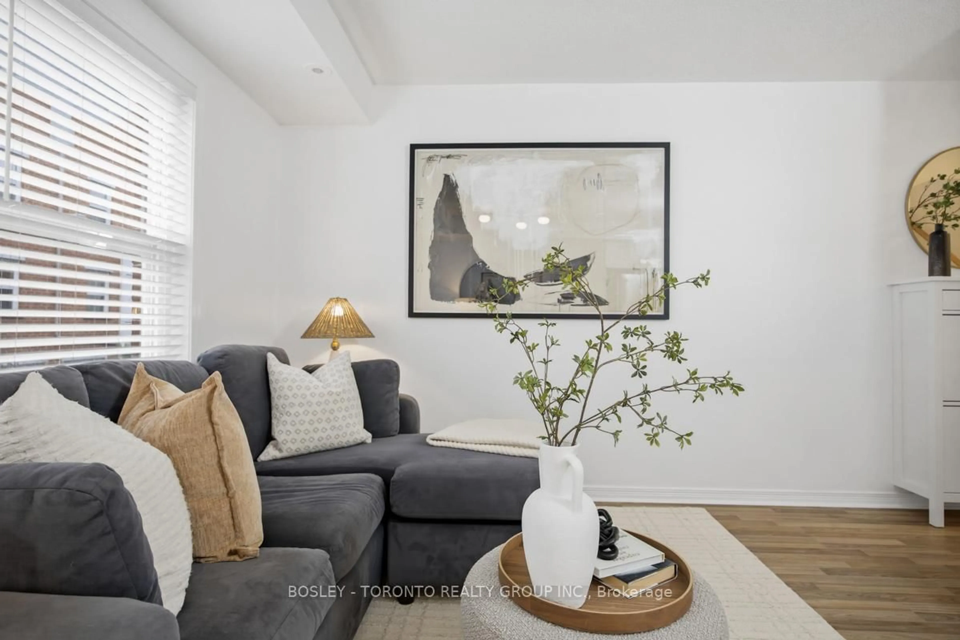 Living room with furniture, unknown for 29 Frances Loring Lane #5, Toronto Ontario M4M 3E8