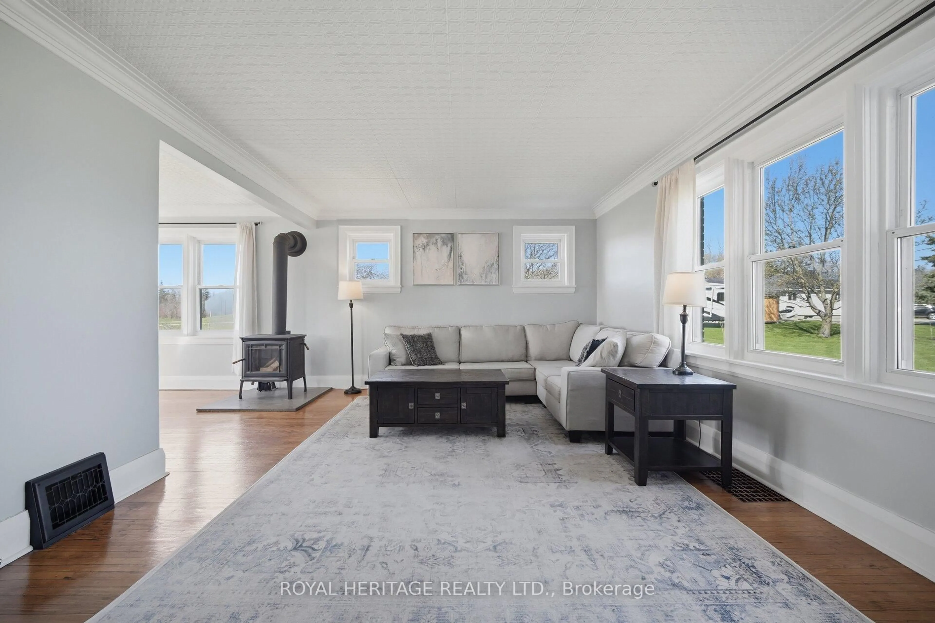 Living room with furniture, unknown for 2203 Highway #2, Clarington Ontario L1C 6E6