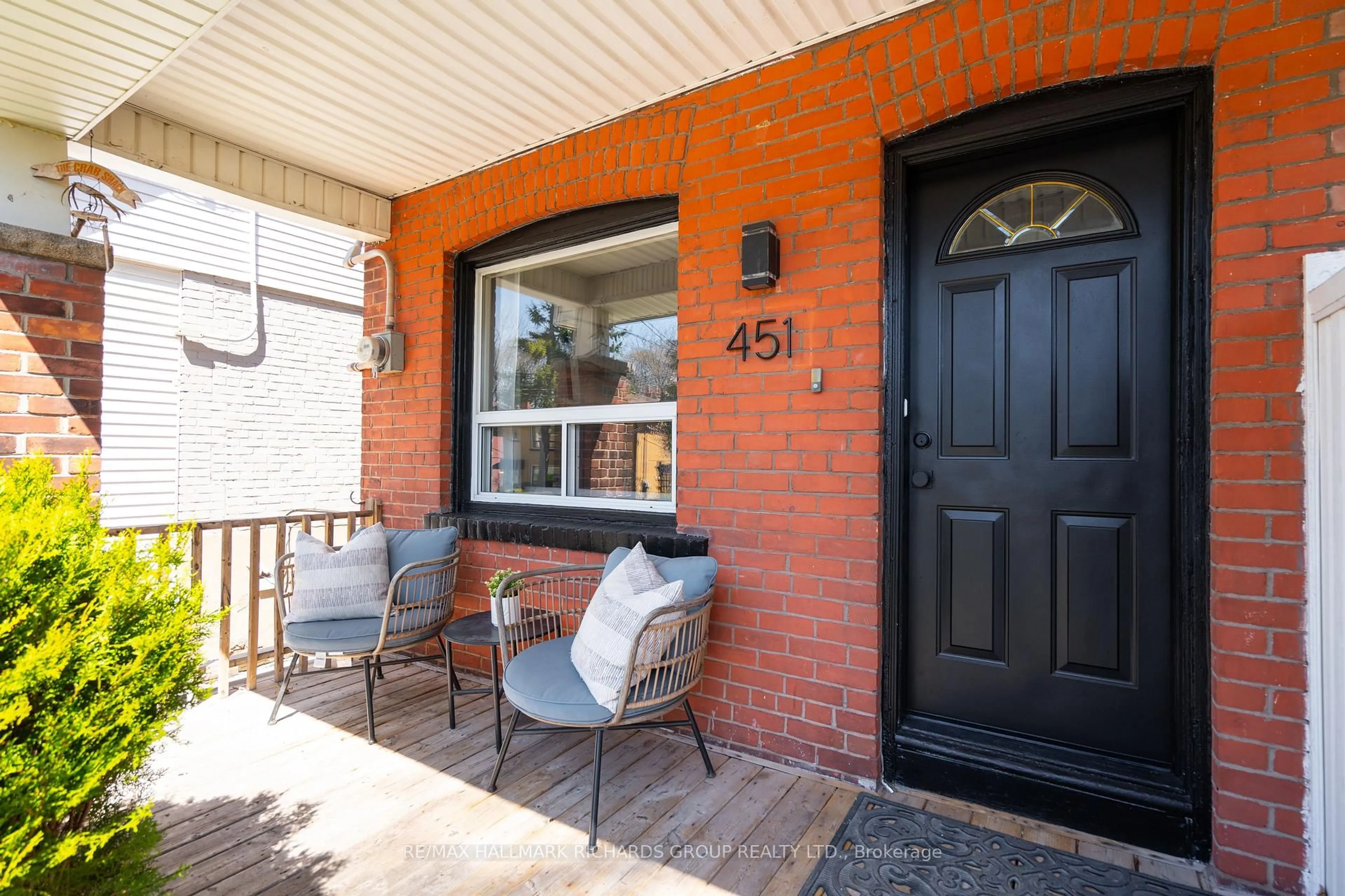 Home with brick exterior material, street for 451 Ashdale Ave, Toronto Ontario M4L 2Z3