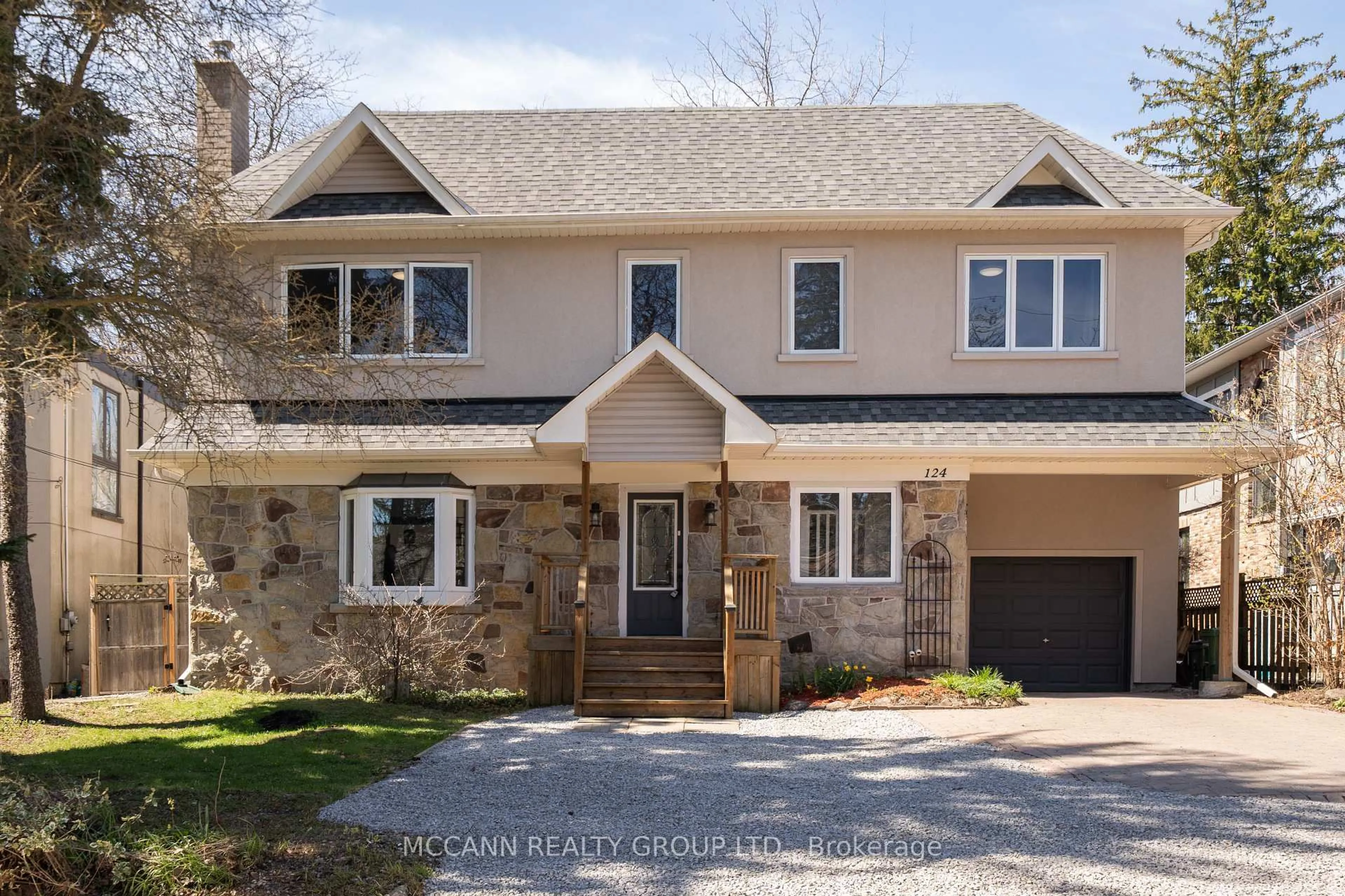 Home with brick exterior material, street for 124 Scarboro Cres, Toronto Ontario M1M 2J4