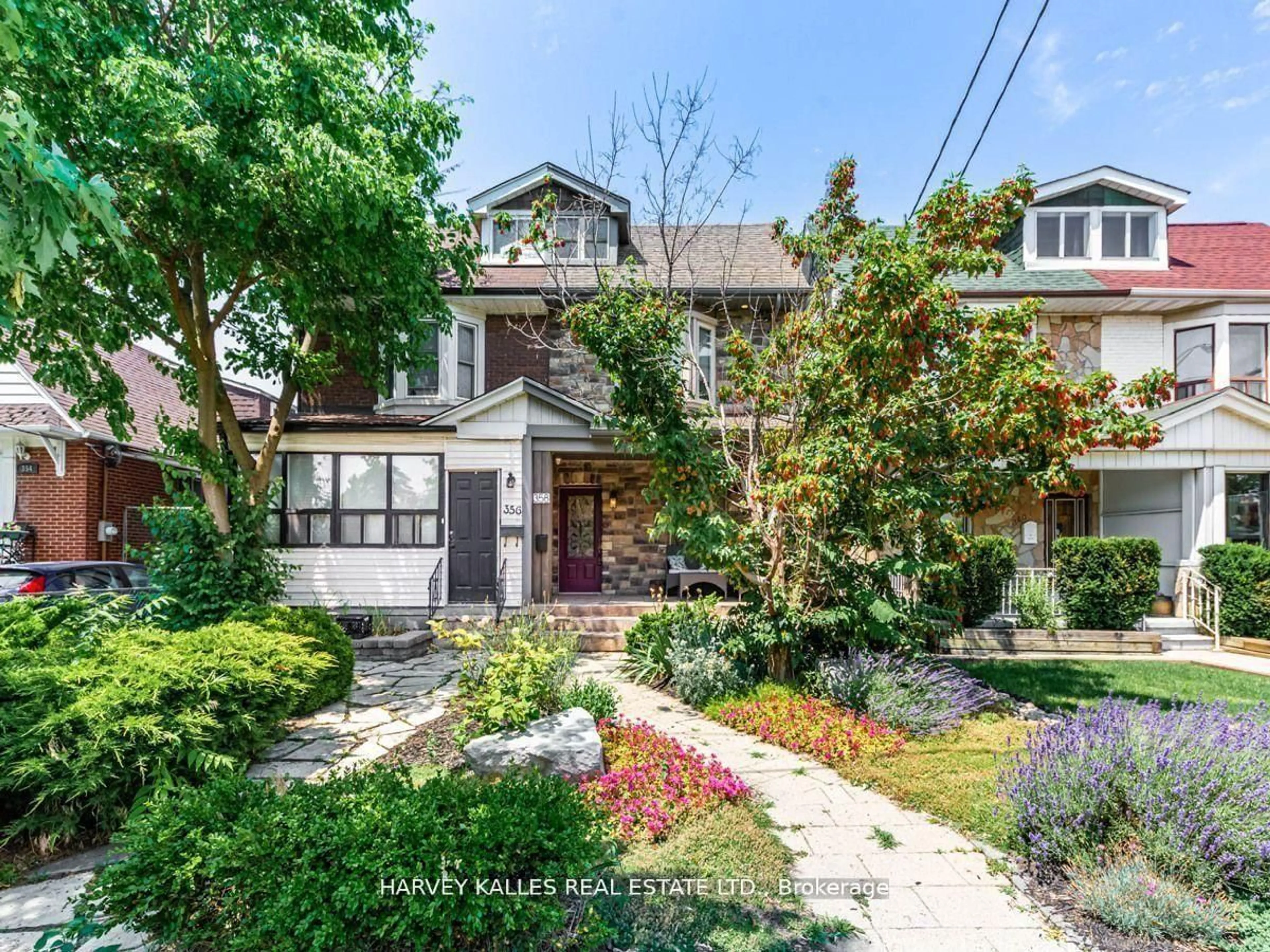 Home with brick exterior material, street for 358 Mortimer Ave, Toronto Ontario M4J 2E2