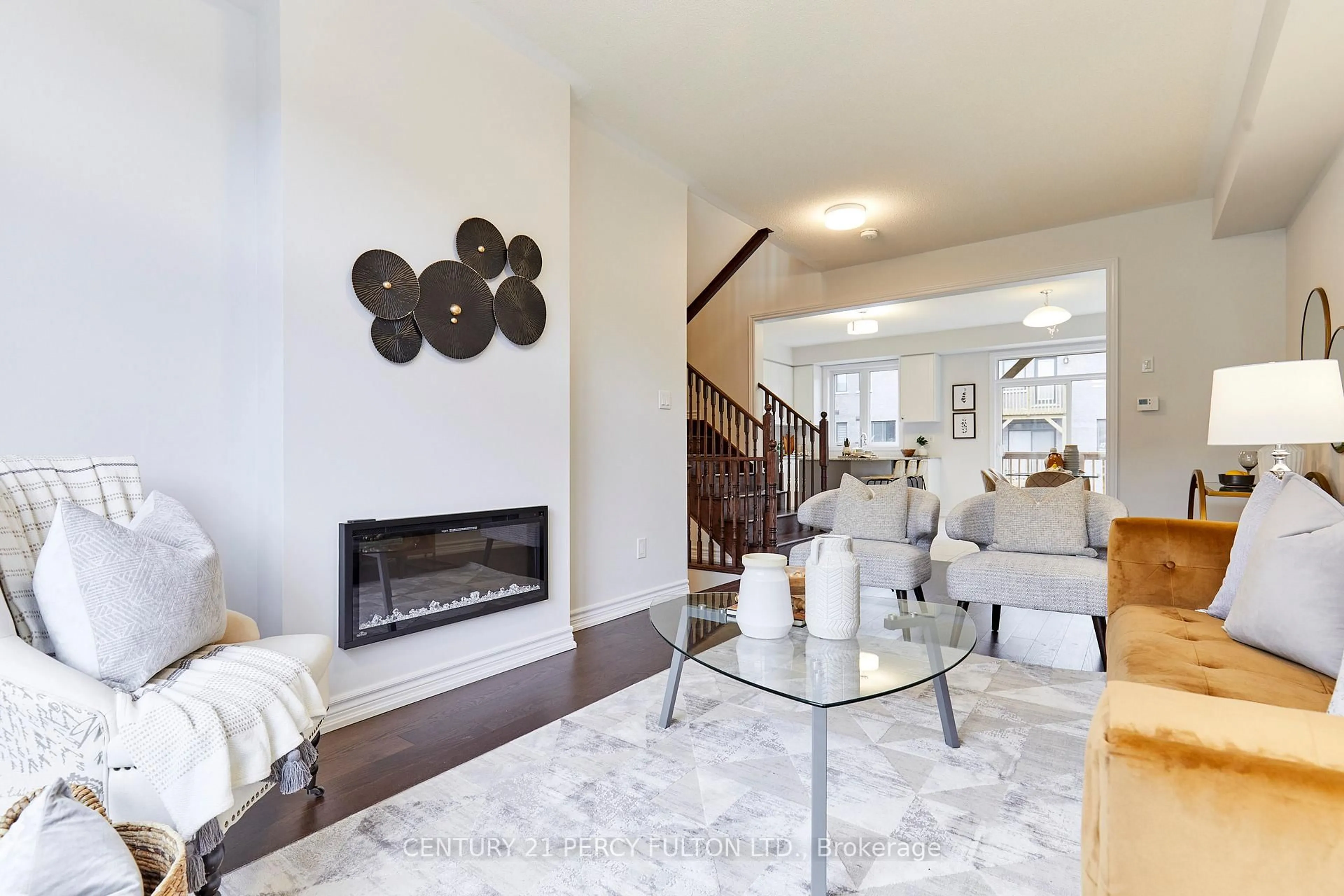 Living room with furniture, unknown for 15 Douet Lane, Ajax Ontario L1Z 0V4