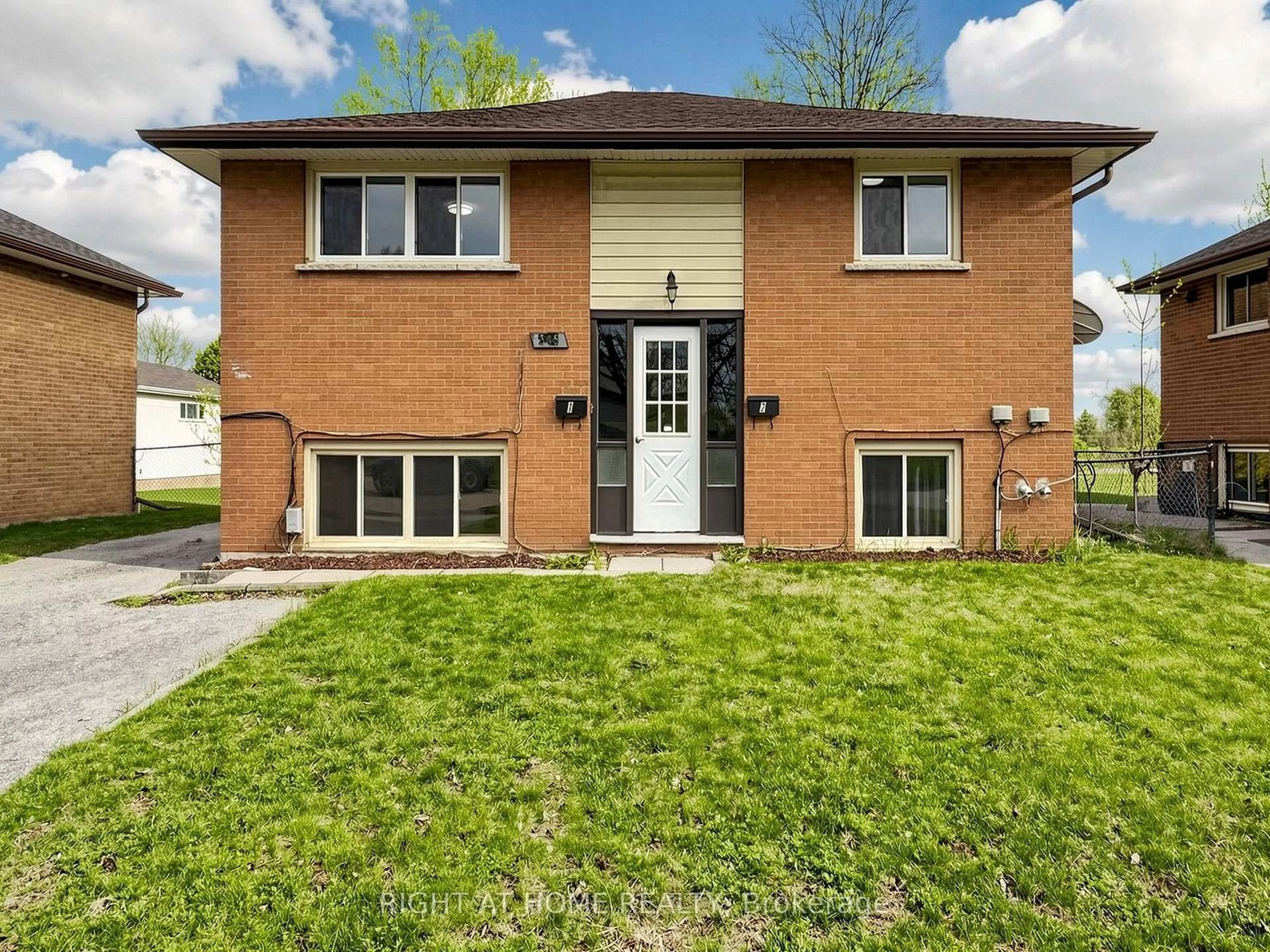 Home with brick exterior material, street for 345 Dwight Ave, Oshawa Ontario L1J 1K8